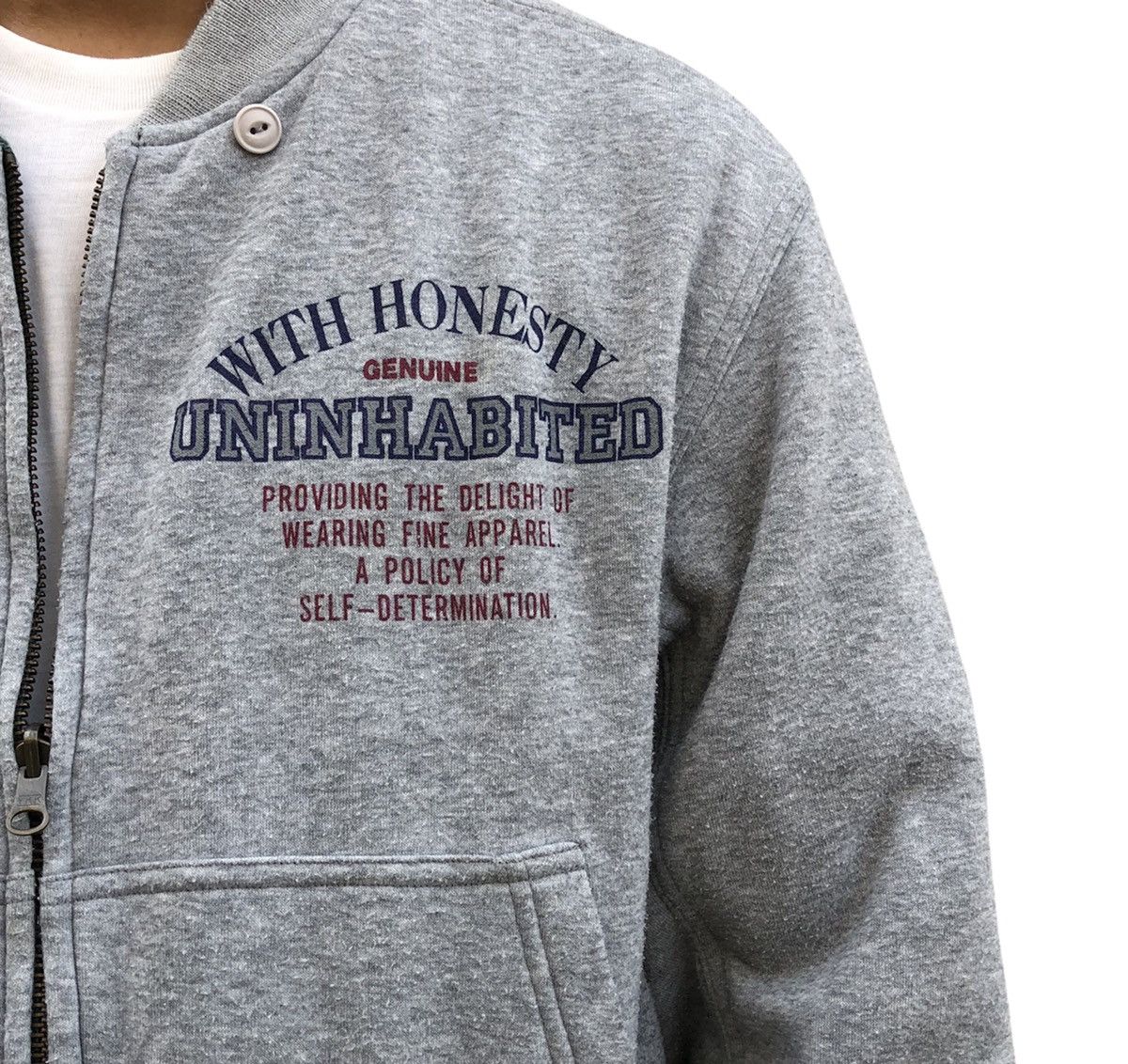 Vintage Vintage One Quarter Reversible Bomber Jacket Size US M / EU 48-50 / 2 - 7 Thumbnail