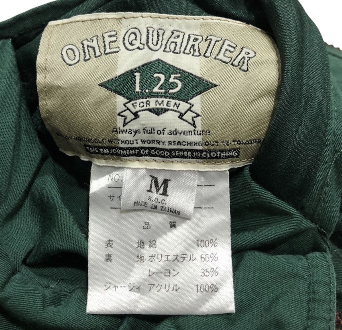 Vintage Vintage One Quarter Reversible Bomber Jacket Size US M / EU 48-50 / 2 - 17 Thumbnail