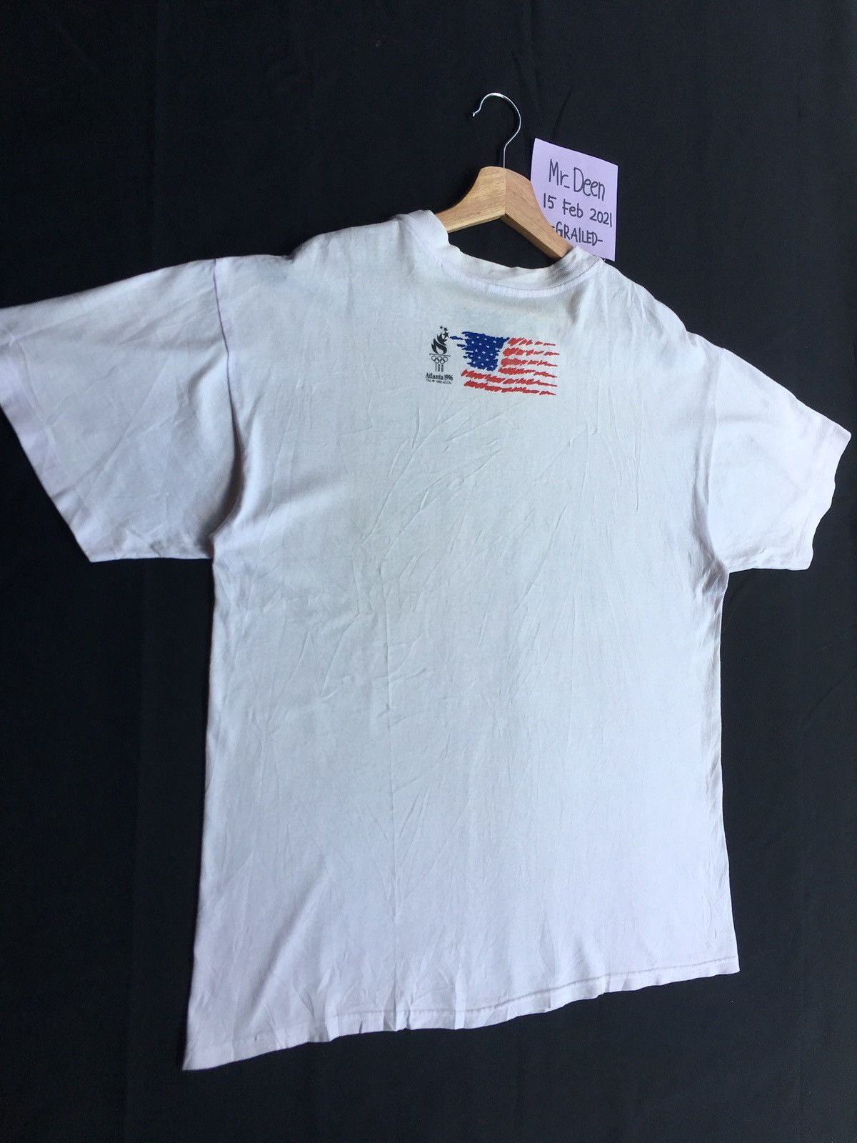 USA Olympics Vintage 1996 Atlanta Olympic Summer Games Tshirt Size US M / EU 48-50 / 2 - 8 Thumbnail