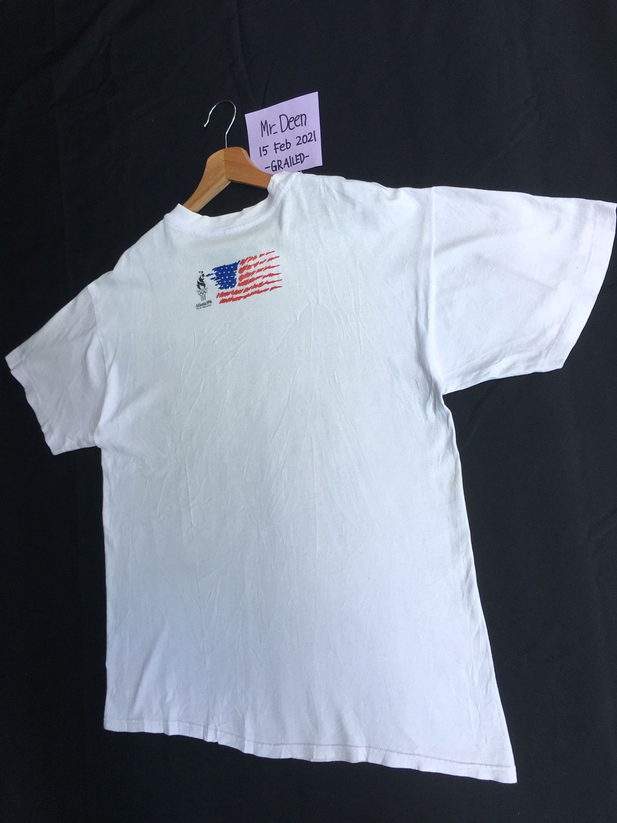 USA Olympics Vintage 1996 Atlanta Olympic Summer Games Tshirt Size US M / EU 48-50 / 2 - 9 Thumbnail