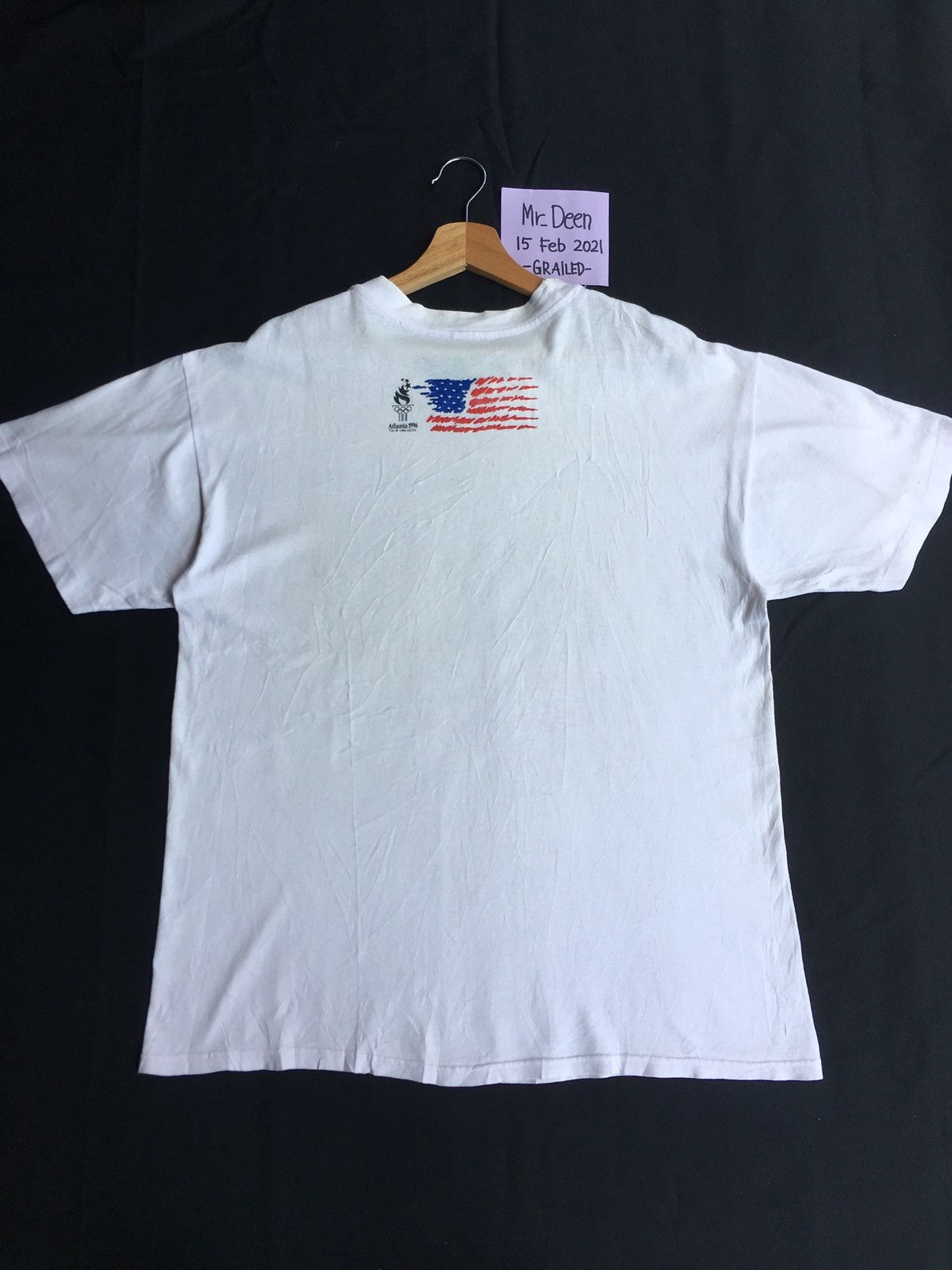 USA Olympics Vintage 1996 Atlanta Olympic Summer Games Tshirt Size US M / EU 48-50 / 2 - 7 Thumbnail