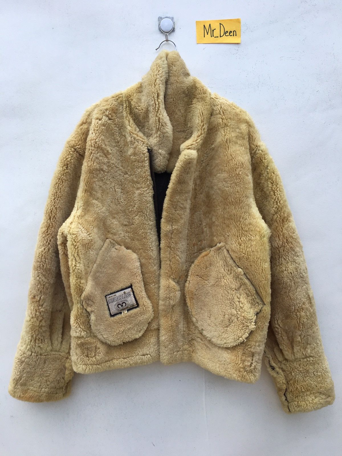 Vintage Vintage Genuine Shearling Brown Sheepskin Leather Jacket Size US L / EU 52-54 / 3 - 12 Thumbnail