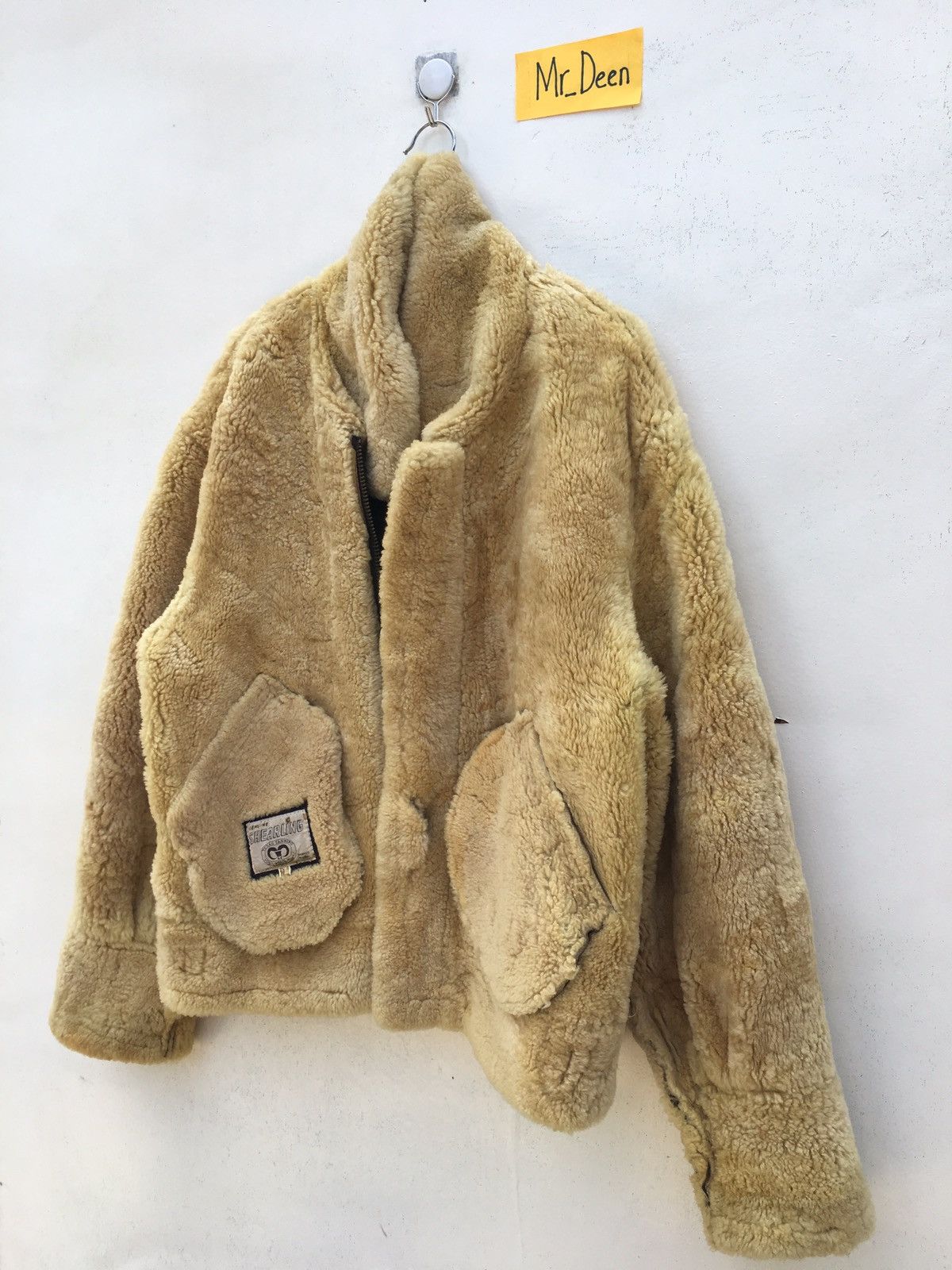 Vintage Vintage Genuine Shearling Brown Sheepskin Leather Jacket Size US L / EU 52-54 / 3 - 15 Thumbnail