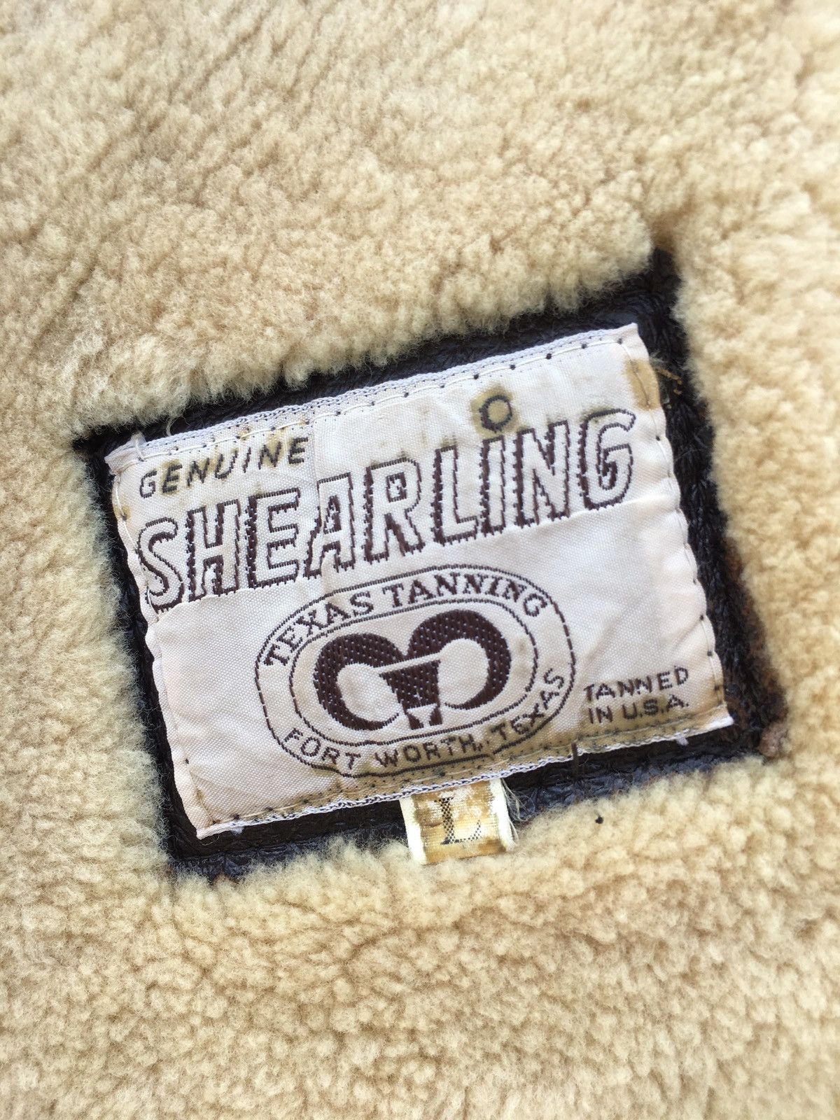 Vintage Vintage Genuine Shearling Brown Sheepskin Leather Jacket Size US L / EU 52-54 / 3 - 17 Thumbnail