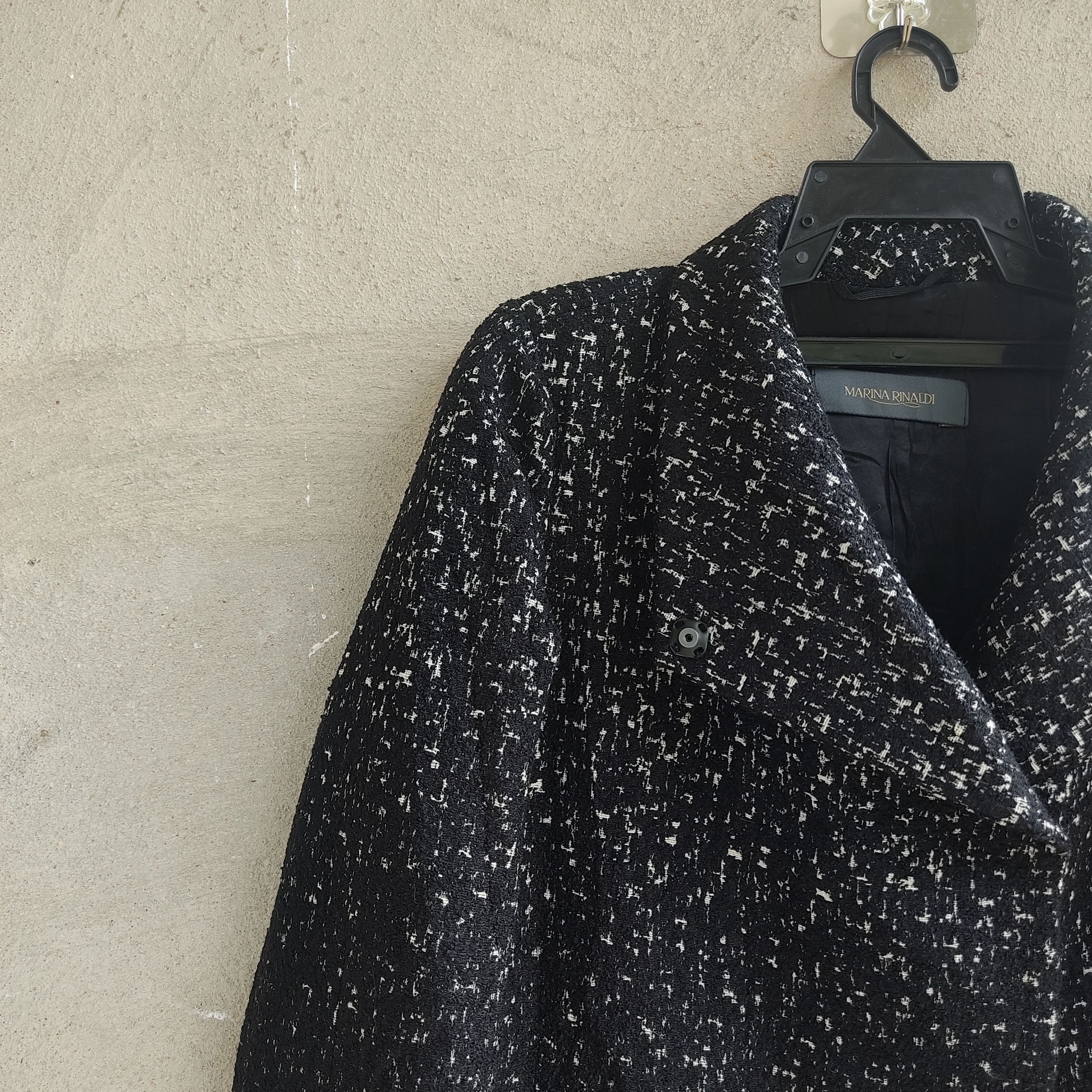 Other Marina Rinaldi Giaccone Black Long Jacket Size M / US 6-8 / IT 42-44 - 4 Thumbnail
