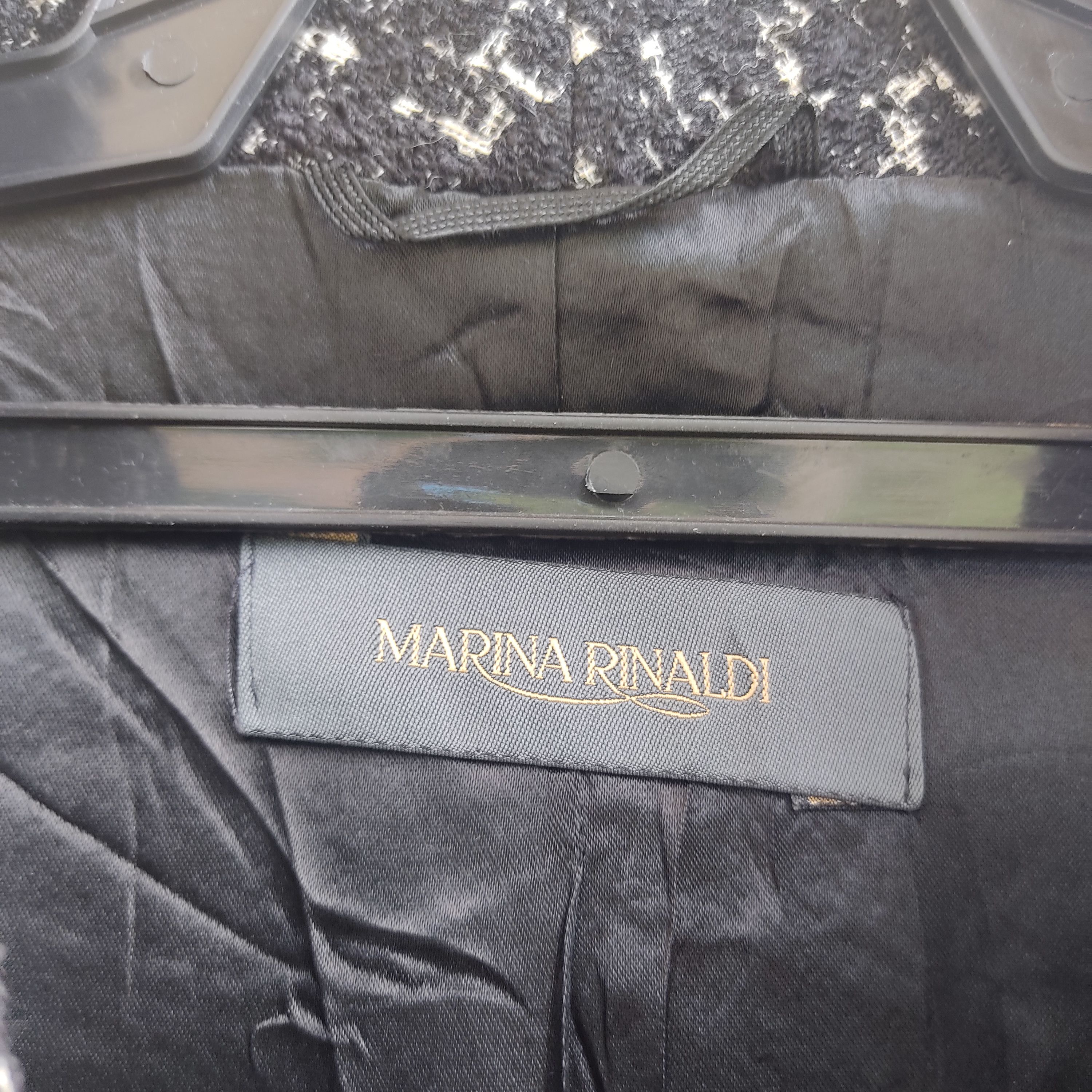 Other Marina Rinaldi Giaccone Black Long Jacket Size M / US 6-8 / IT 42-44 - 8 Thumbnail