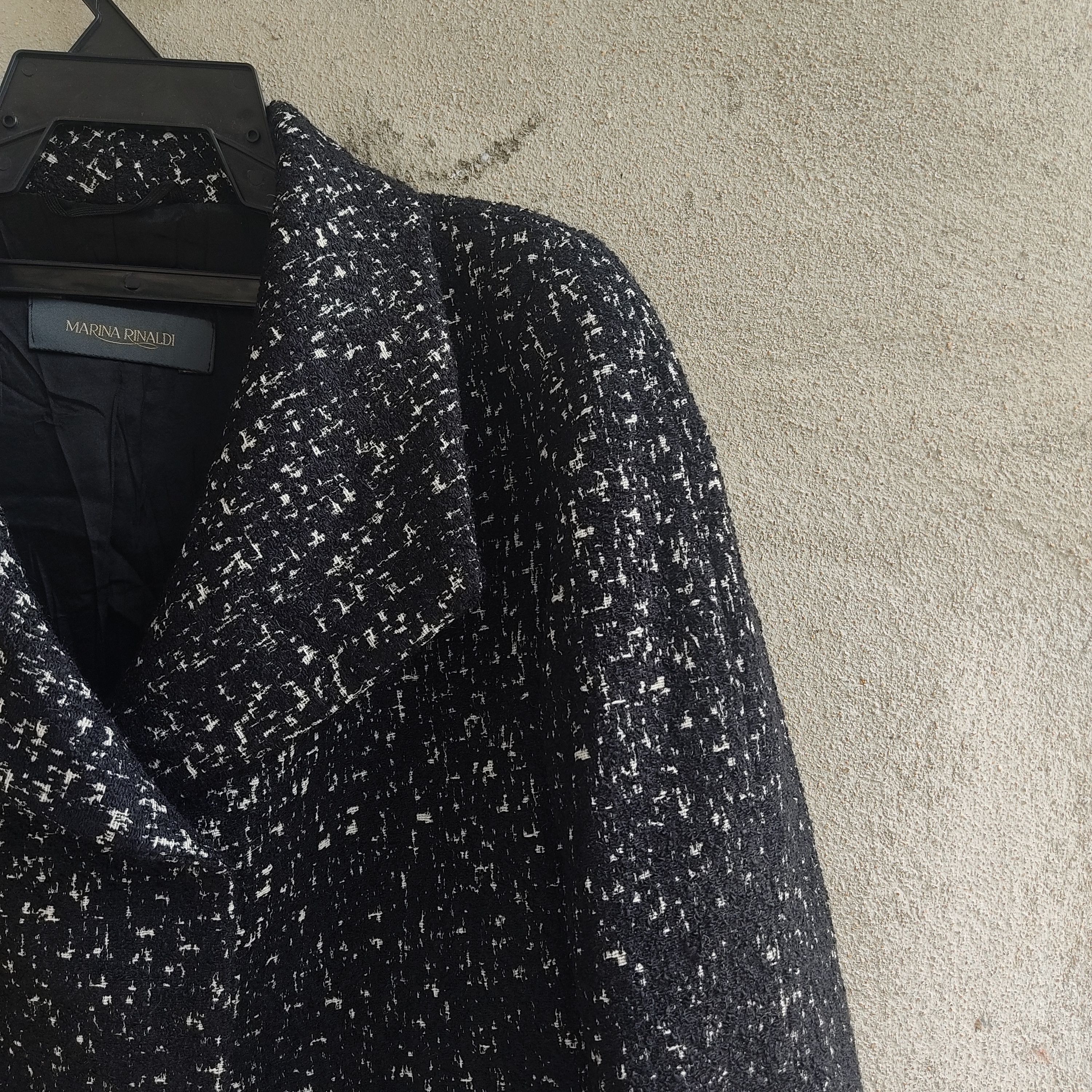 Other Marina Rinaldi Giaccone Black Long Jacket Size M / US 6-8 / IT 42-44 - 5 Thumbnail