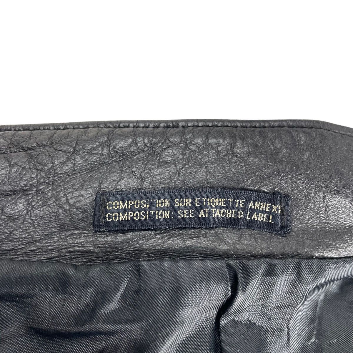 Yohji Yamamoto ⚡️INED JAPAN COWHIDE LEATHER ZIPPER JACKET Size US M / EU 48-50 / 2 - 9 Thumbnail