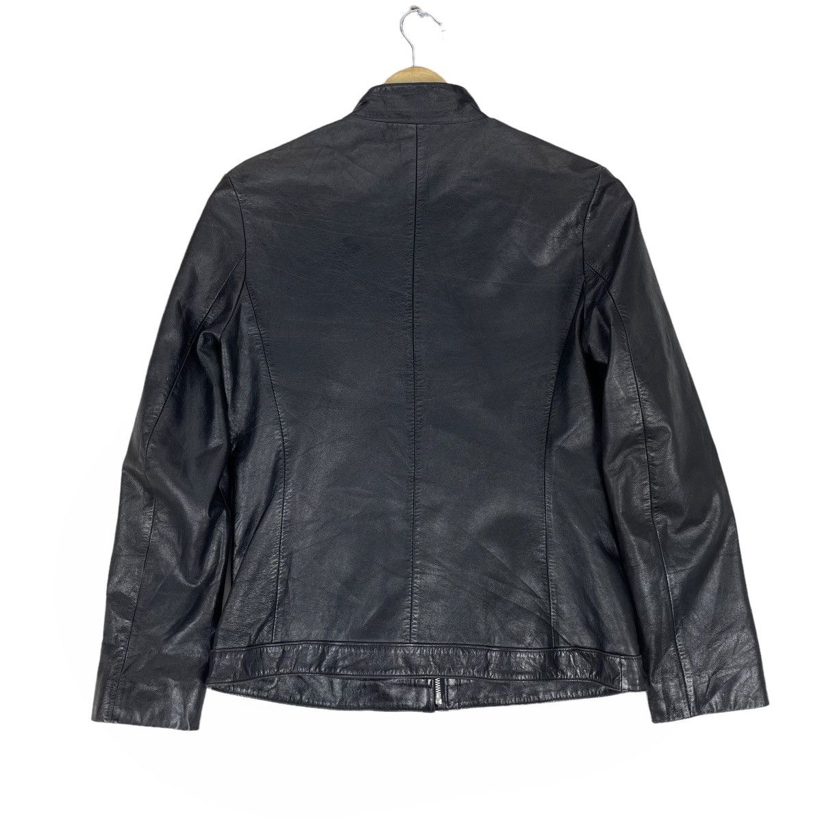 Yohji Yamamoto ⚡️INED JAPAN COWHIDE LEATHER ZIPPER JACKET Size US M / EU 48-50 / 2 - 6 Thumbnail