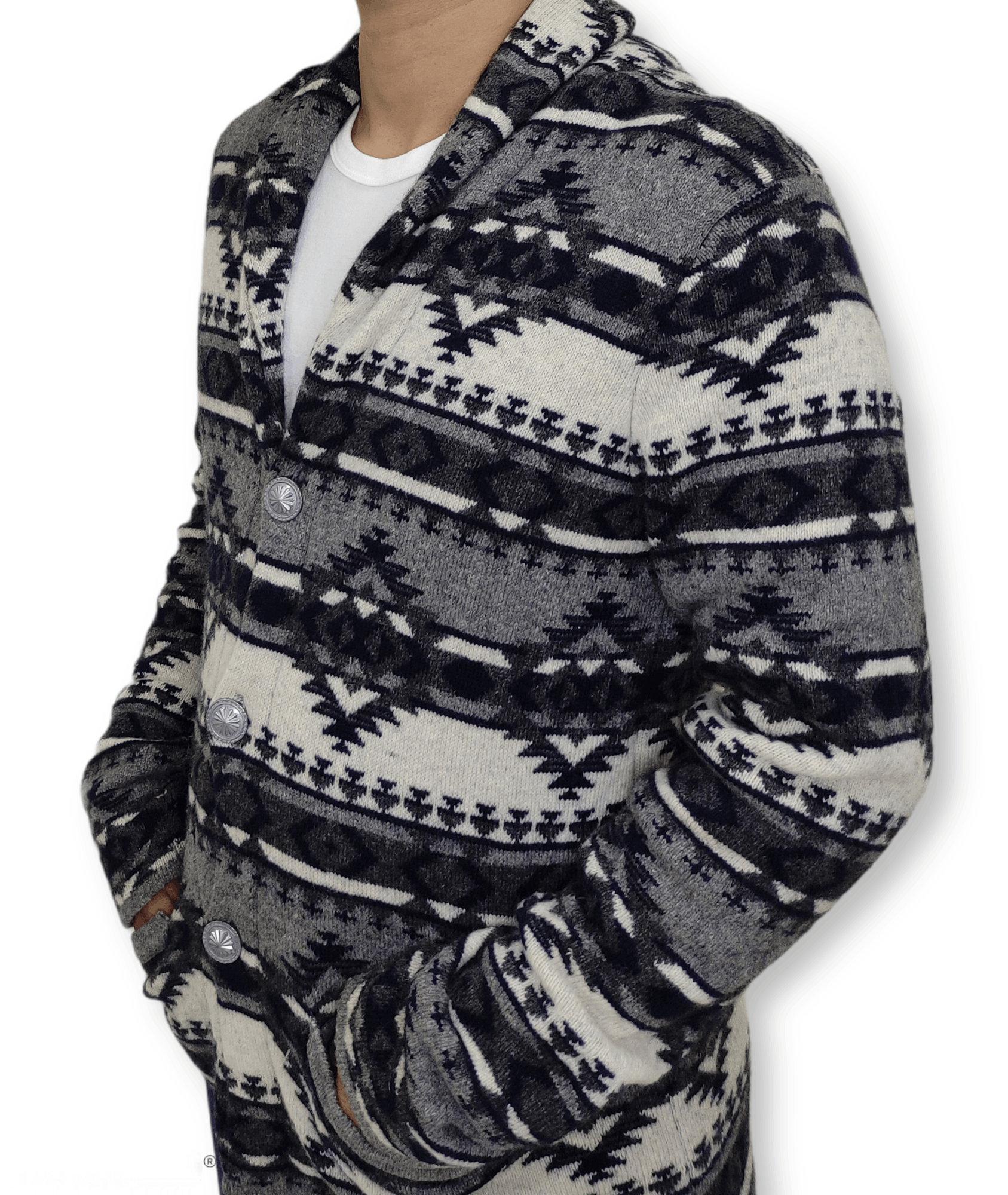 Beams Plus 🔥Rare Vintage Beams NavajoWool Cardigan Size US M / EU 48-50 / 2 - 3 Thumbnail