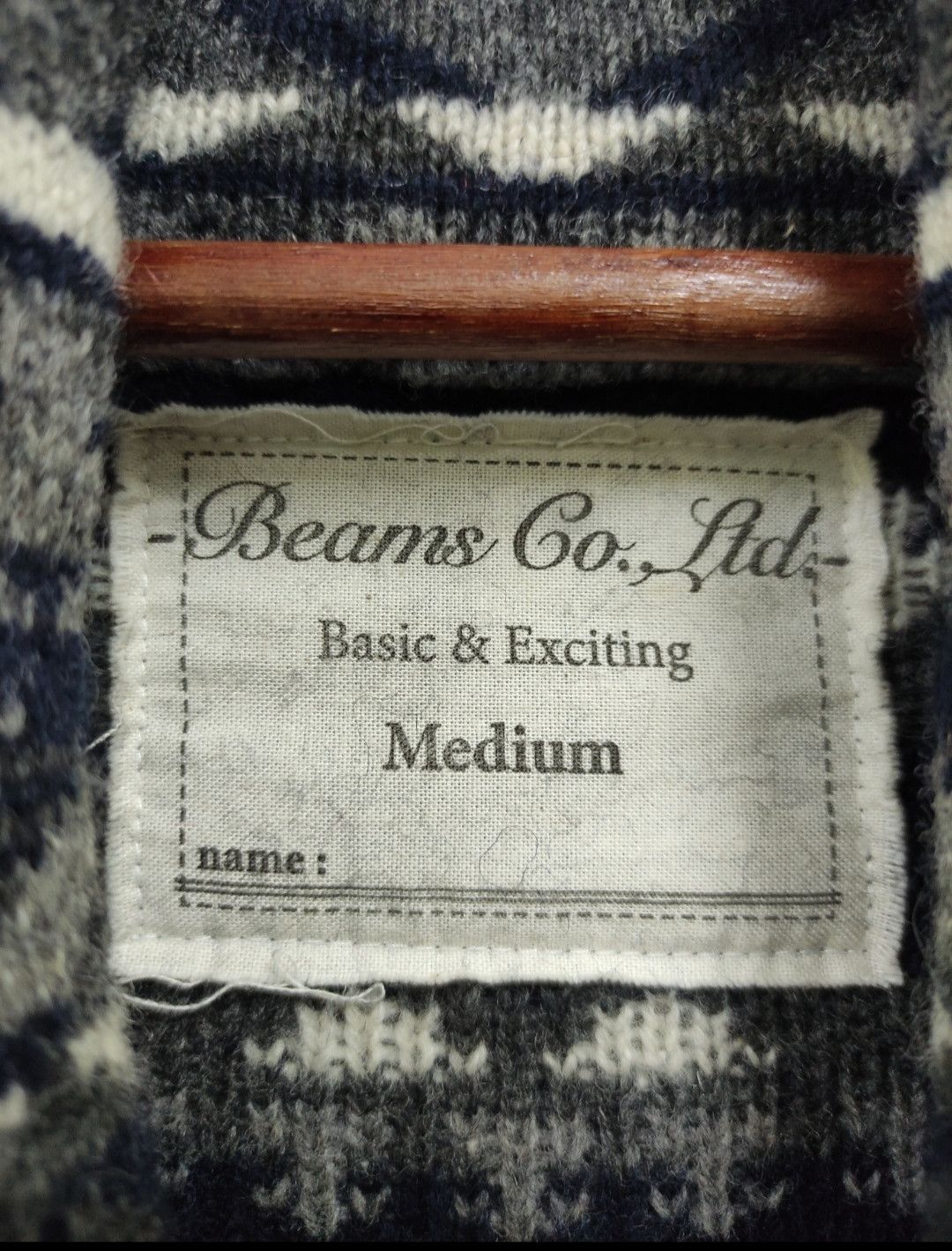 Beams Plus 🔥Rare Vintage Beams NavajoWool Cardigan Size US M / EU 48-50 / 2 - 11 Thumbnail