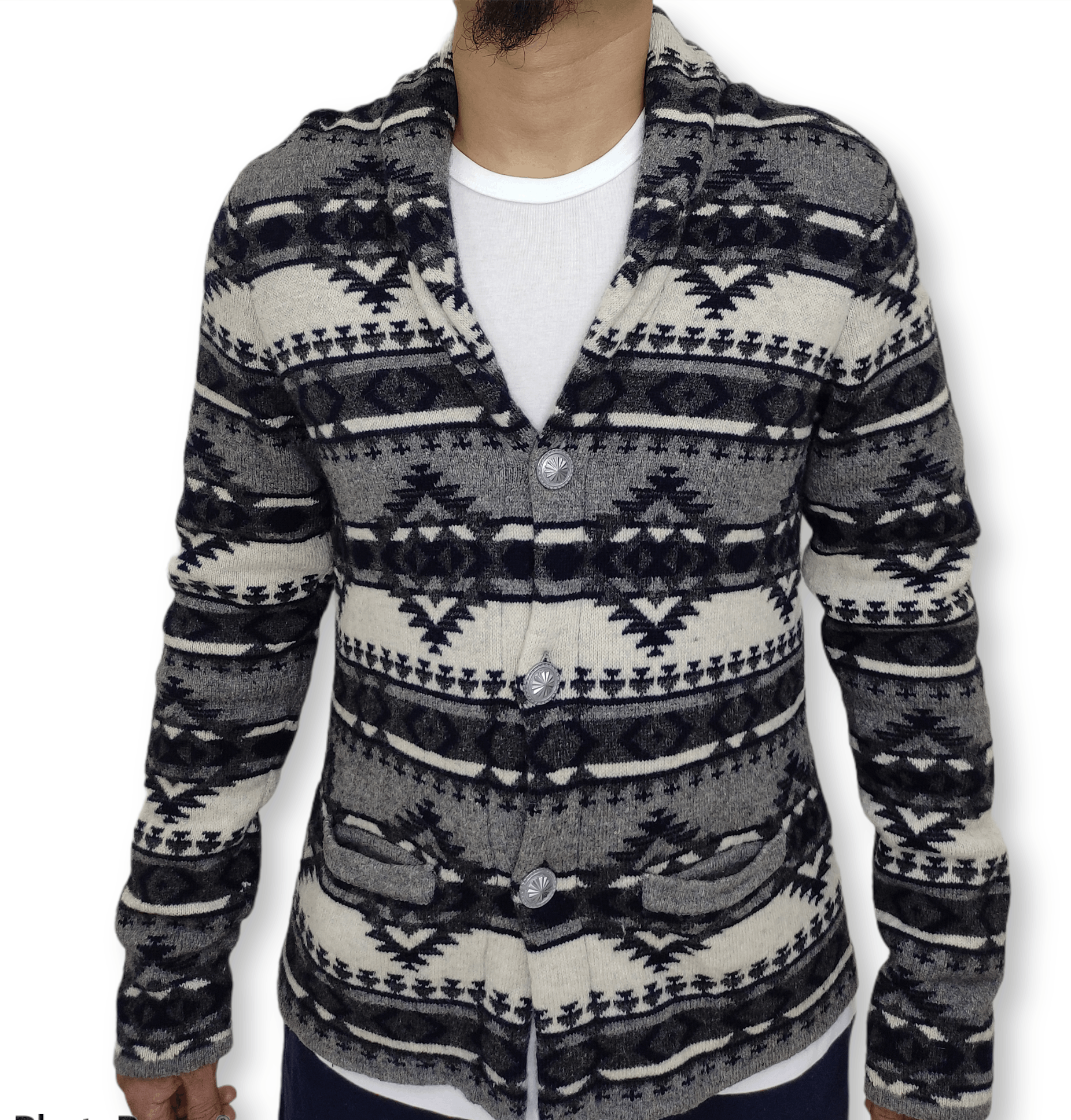 Beams Plus 🔥Rare Vintage Beams NavajoWool Cardigan Size US M / EU 48-50 / 2 - 2 Thumbnail