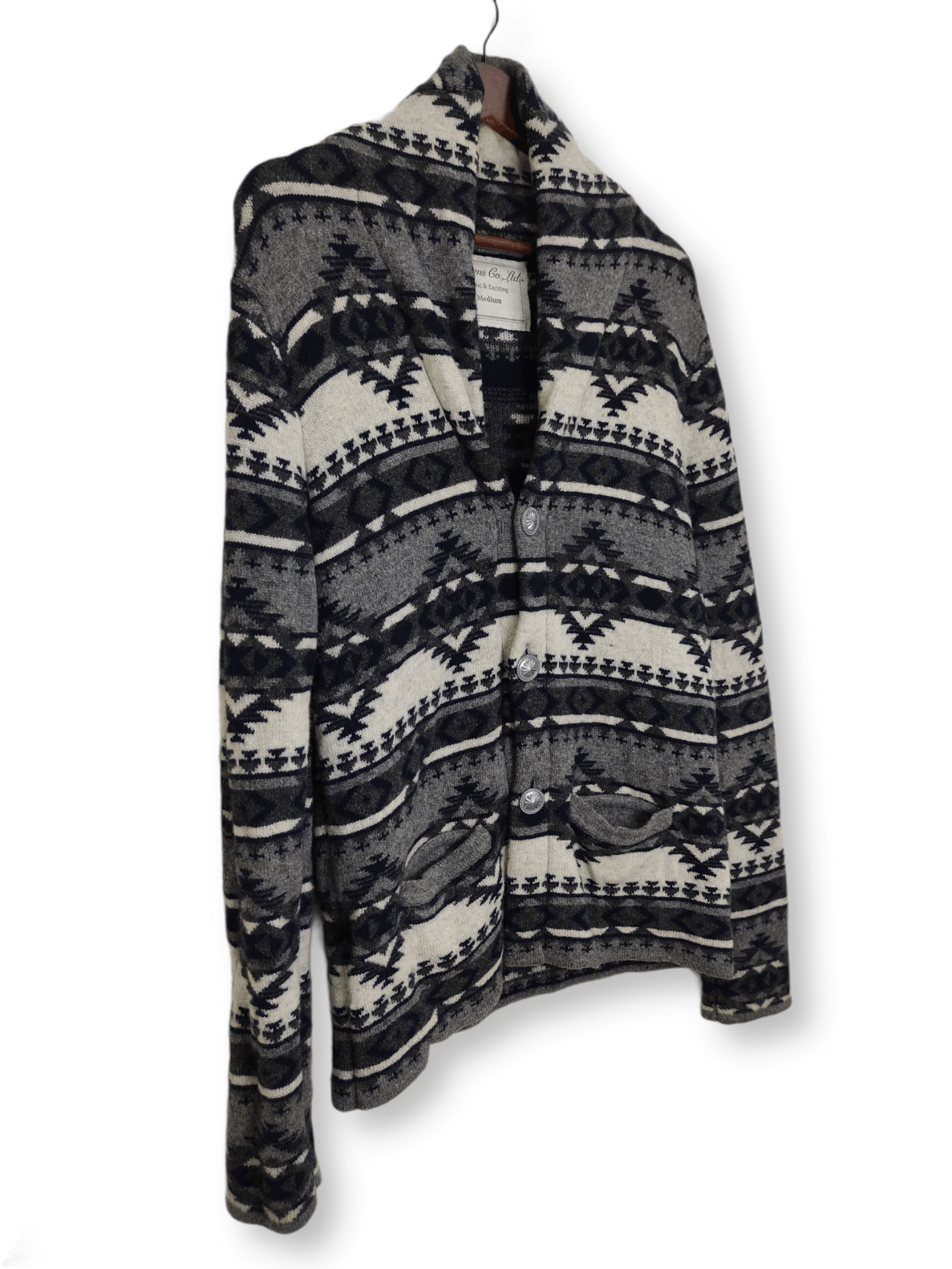 Beams Plus 🔥Rare Vintage Beams NavajoWool Cardigan Size US M / EU 48-50 / 2 - 6 Thumbnail