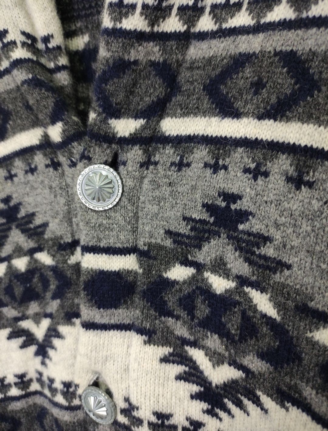 Beams Plus 🔥Rare Vintage Beams NavajoWool Cardigan Size US M / EU 48-50 / 2 - 14 Thumbnail