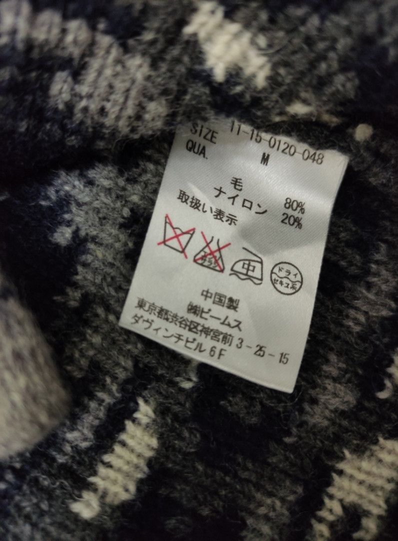 Beams Plus 🔥Rare Vintage Beams NavajoWool Cardigan Size US M / EU 48-50 / 2 - 12 Thumbnail