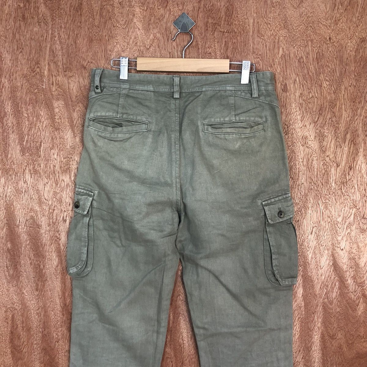 Faded Glory DLL ONS faded Green Multipocket utility Cargo Pants #2105 Size US 30 / EU 46 - 10 Thumbnail