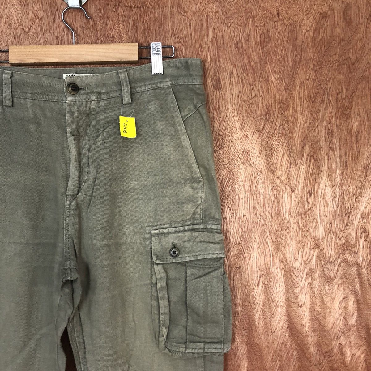 Faded Glory DLL ONS faded Green Multipocket utility Cargo Pants #2105 Size US 30 / EU 46 - 5 Thumbnail