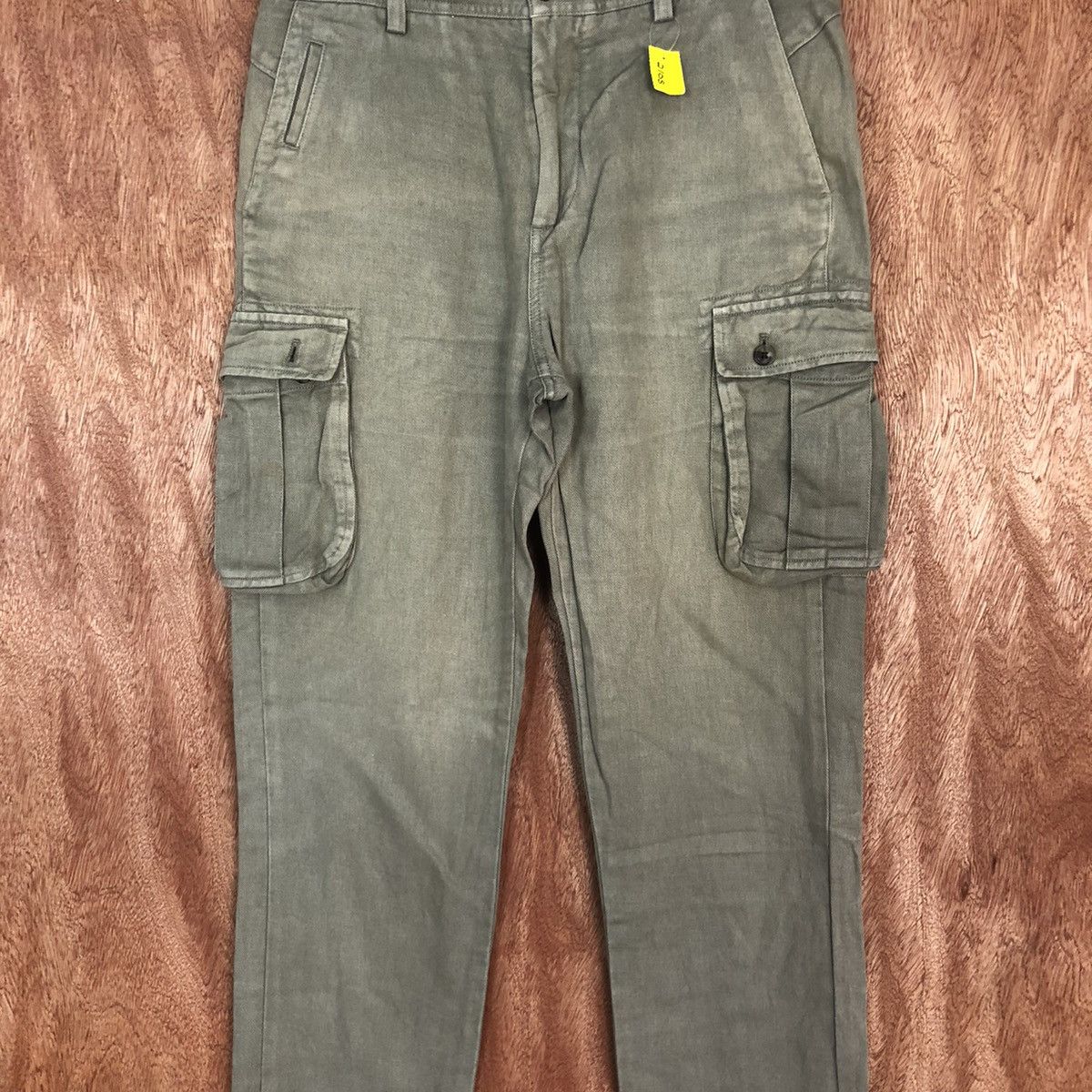 Faded Glory DLL ONS faded Green Multipocket utility Cargo Pants #2105 Size US 30 / EU 46 - 4 Thumbnail