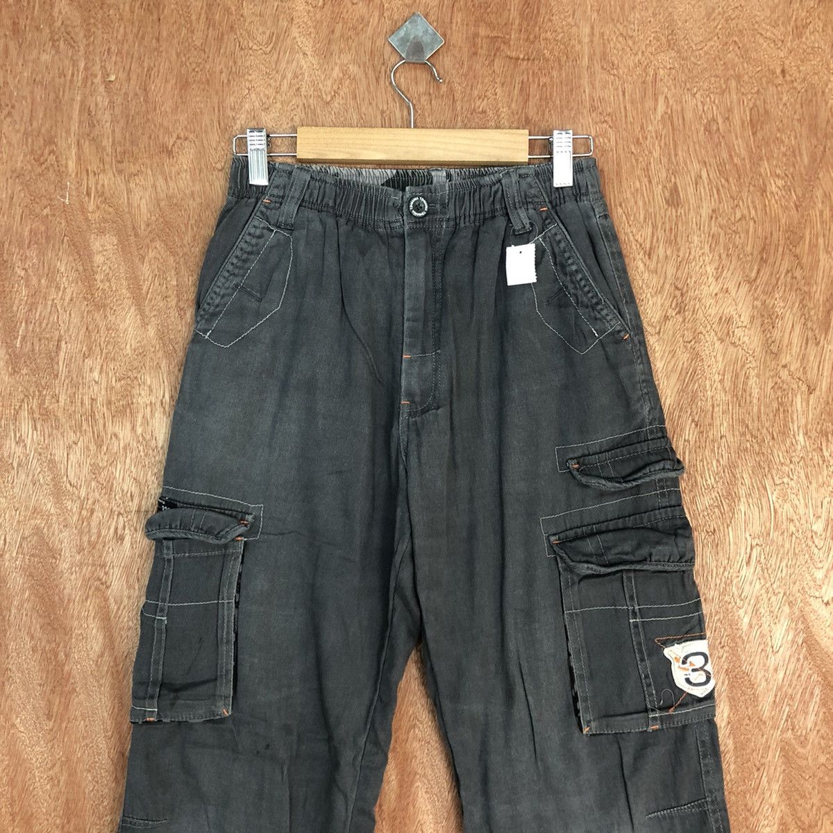 Faded Glory DLL TD-Mania Grey Multipocket Cargo Pants #2336 Size US 28 / EU 44 - 2 Thumbnail