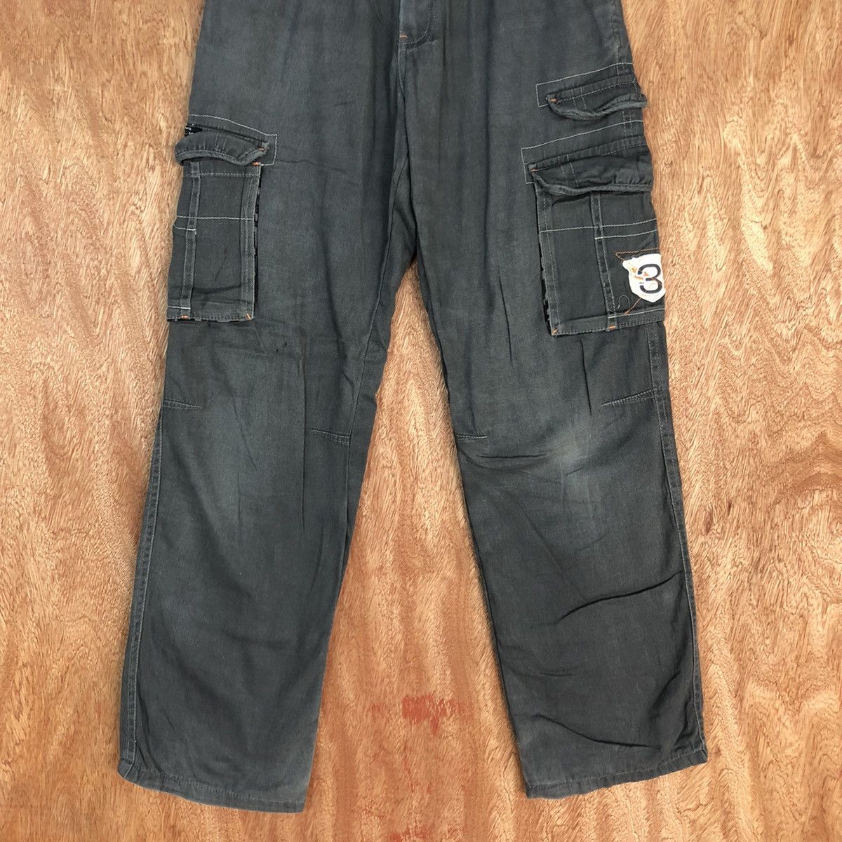 Faded Glory DLL TD-Mania Grey Multipocket Cargo Pants #2336 Size US 28 / EU 44 - 3 Thumbnail