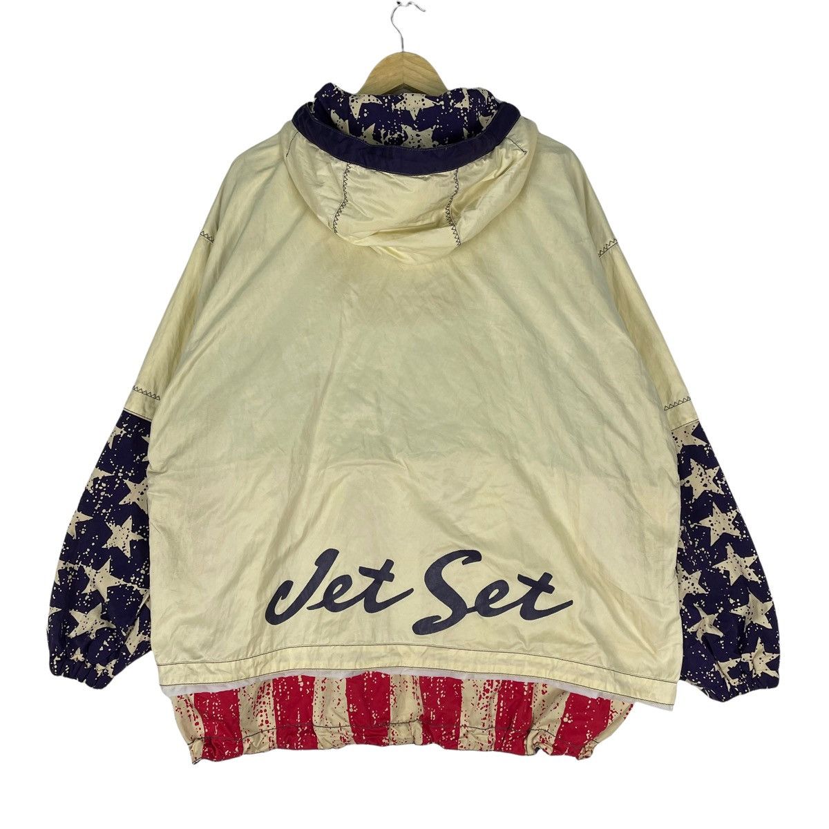 Goldwin 🌟90s GOLDWIN Jet Set Twinkle Half Zip Hoodie Jacket Size US L / EU 52-54 / 3 - 7 Thumbnail