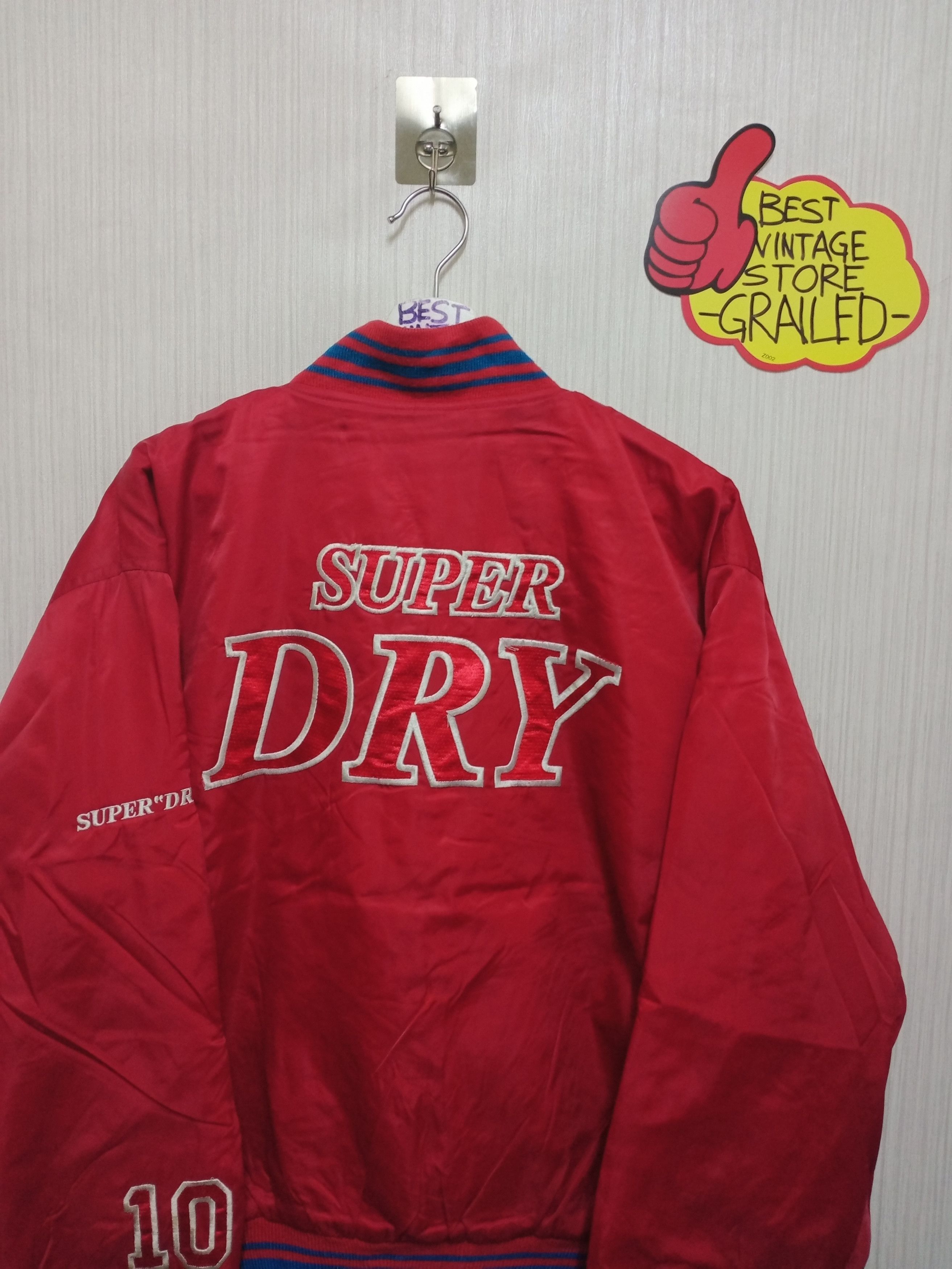 Superdry Vintage Super Dry Varsity Jacket Embroidery Logo Size US XL / EU 56 / 4 - 2 Thumbnail