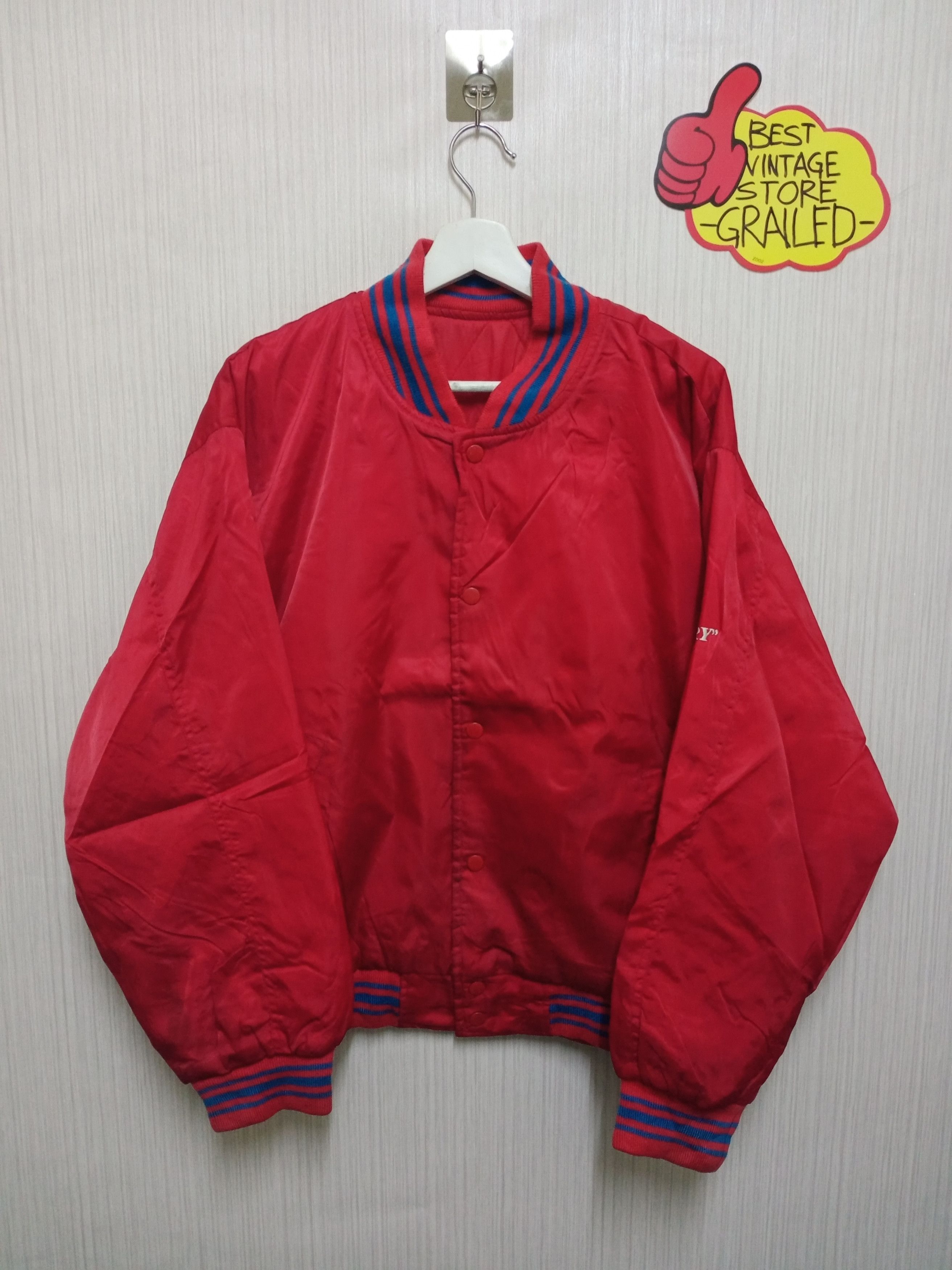 Superdry Vintage Super Dry Varsity Jacket Embroidery Logo Size US XL / EU 56 / 4 - 4 Thumbnail