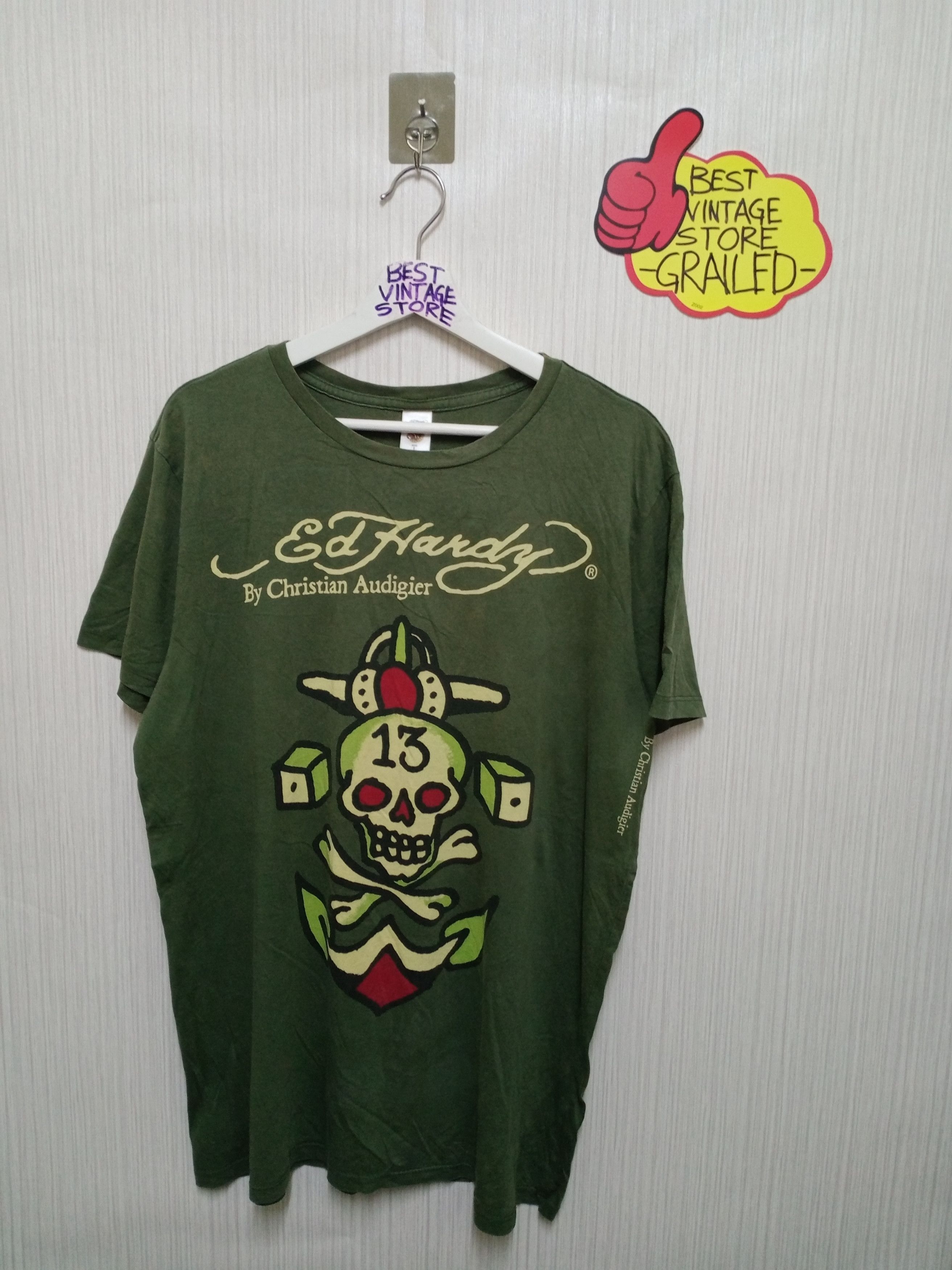 Christian Audigier Ed Hardy by Christian Audigier Ed Hardy Tshirt Size US L / EU 52-54 / 3 - 1 Thumbnail