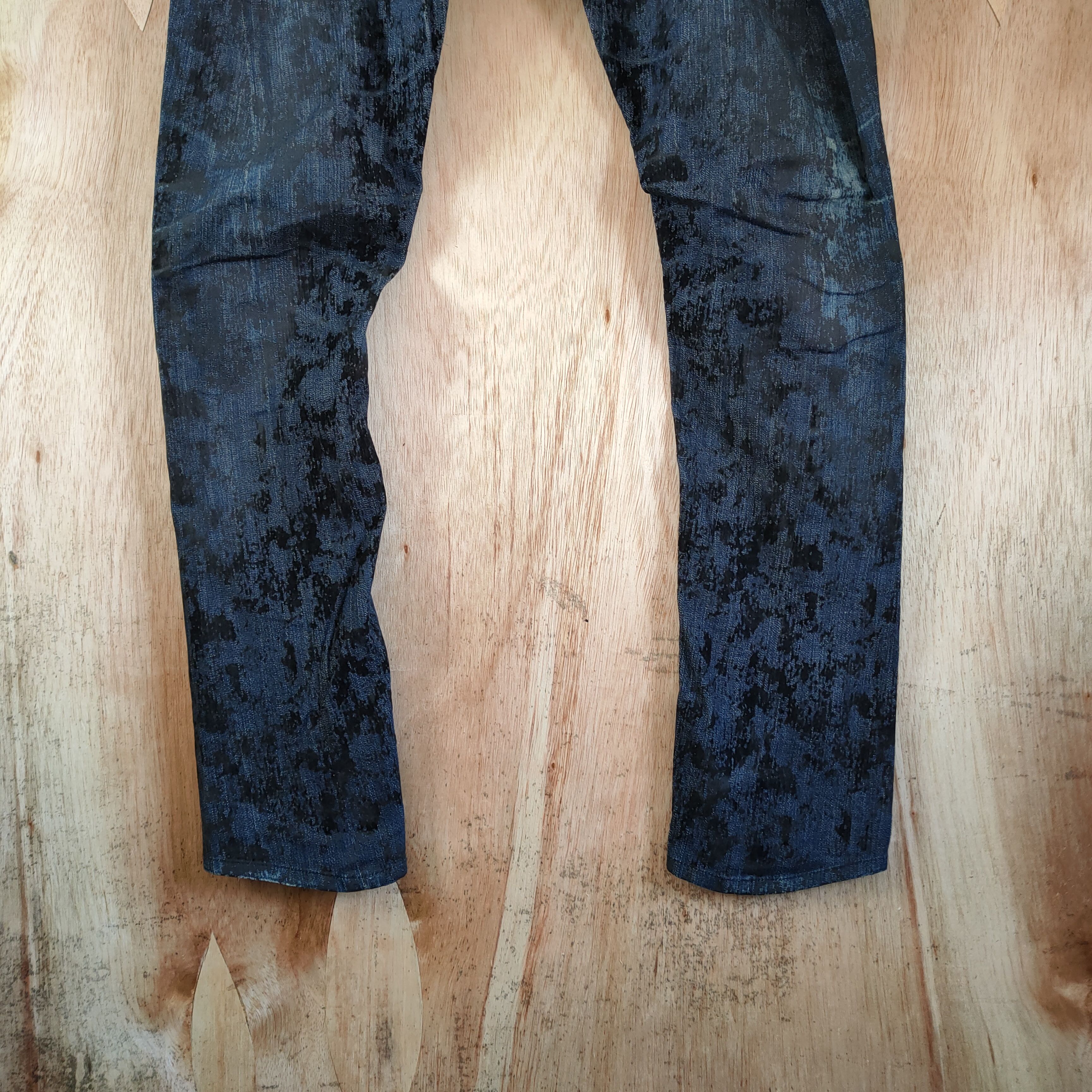Japanese Brand VINTAGE STOF FADED CURVE LEG ZIPPER PANTS Size US 32 / EU 48 - 3 Thumbnail