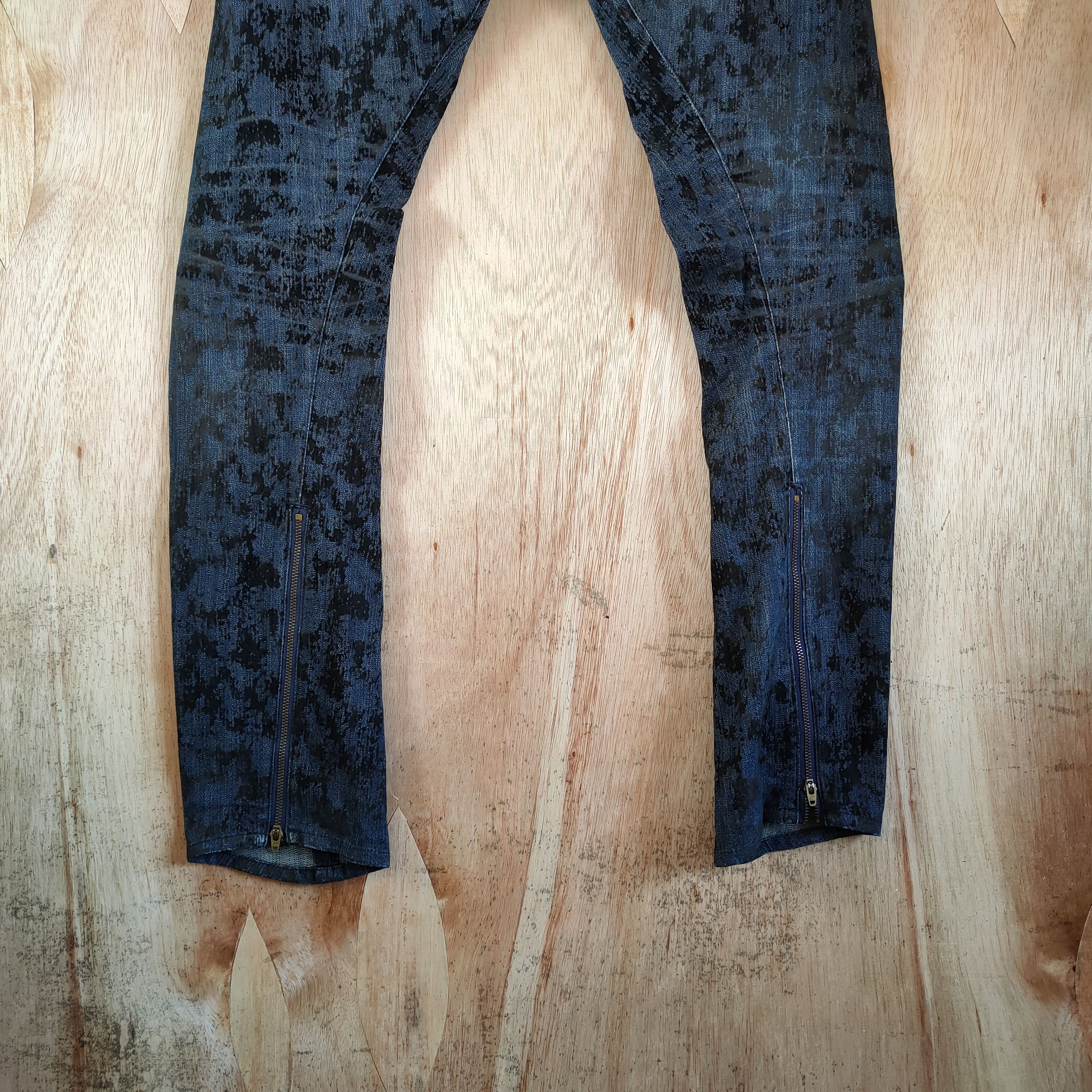 Japanese Brand VINTAGE STOF FADED CURVE LEG ZIPPER PANTS Size US 32 / EU 48 - 9 Thumbnail