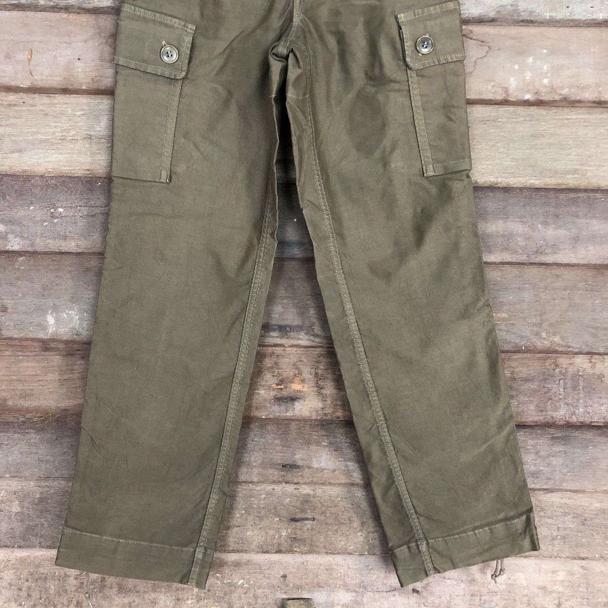 HOLLYWOOD RANCH MARKET DL Hollywood Ranch HR Market Multipocket Cargo Pants #3418 Size US 29 - 3 Thumbnail