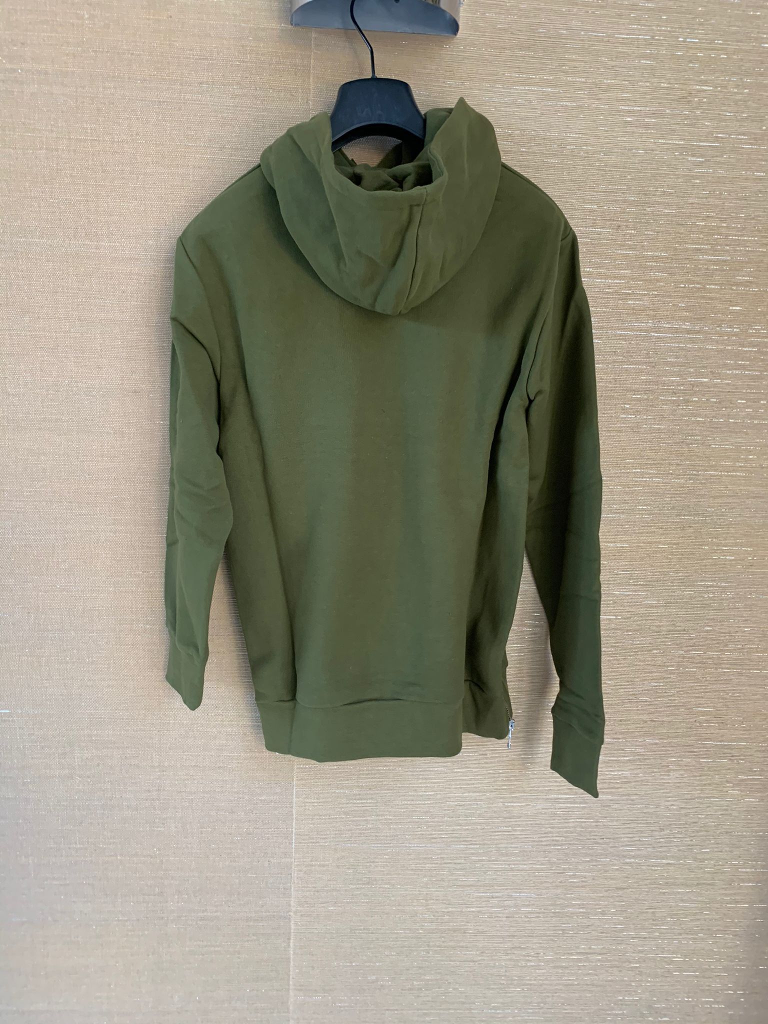 Balmain Side Zip Pullover Hoodie in Dirty Green Size US S / EU 44-46 / 1 - 12 Thumbnail