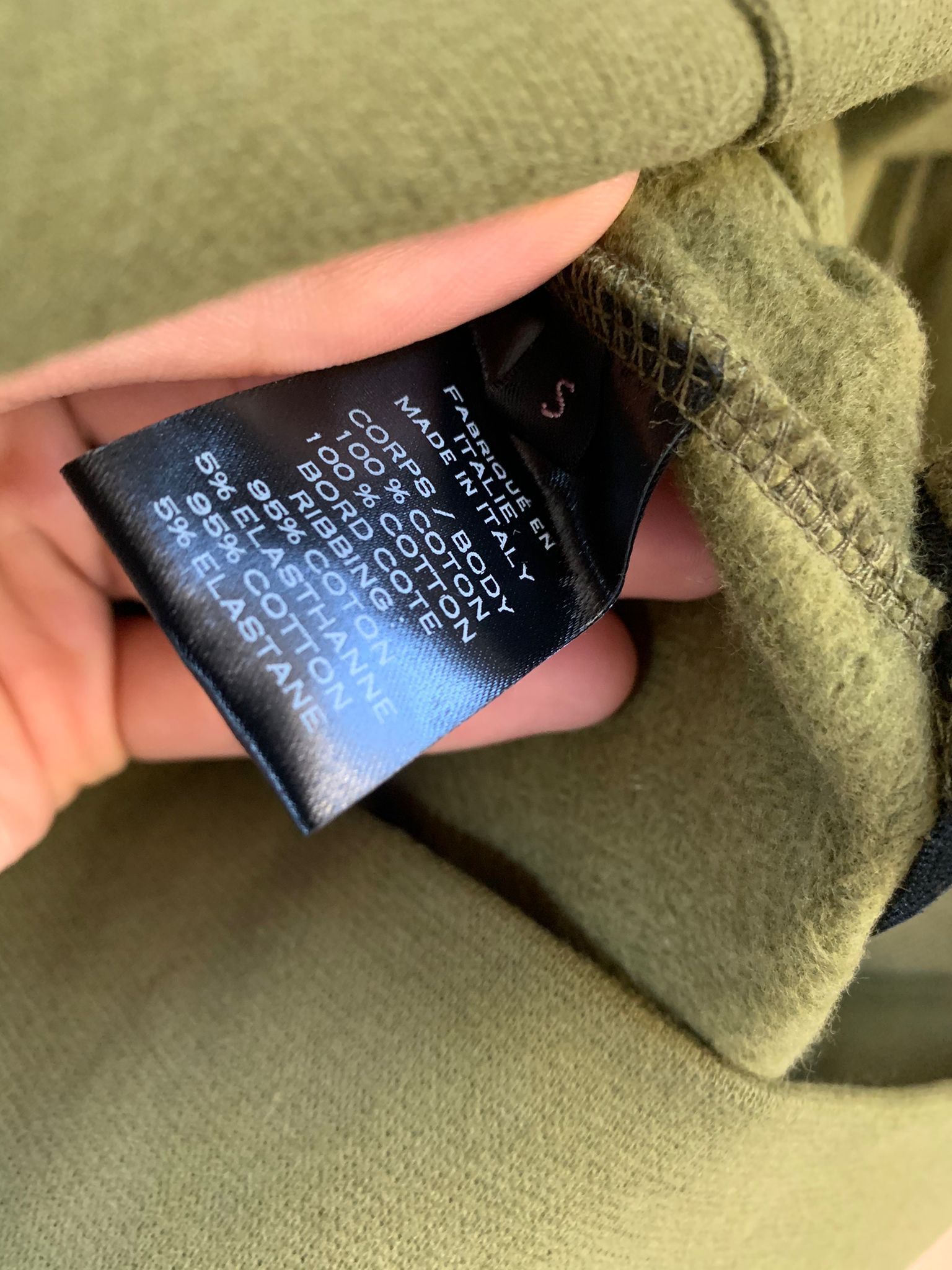 Balmain Side Zip Pullover Hoodie in Dirty Green Size US S / EU 44-46 / 1 - 10 Thumbnail