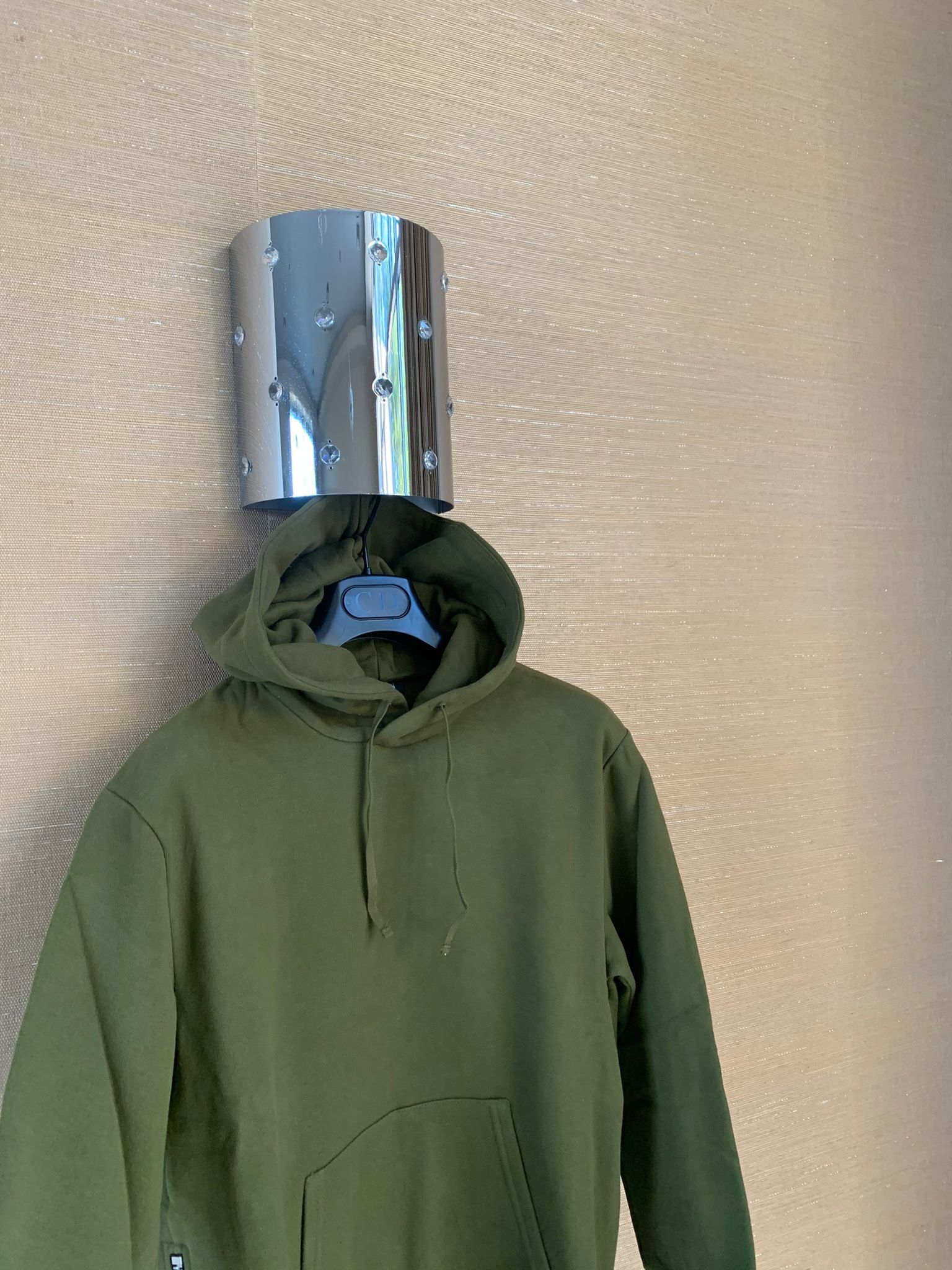 Balmain Side Zip Pullover Hoodie in Dirty Green Size US S / EU 44-46 / 1 - 8 Thumbnail