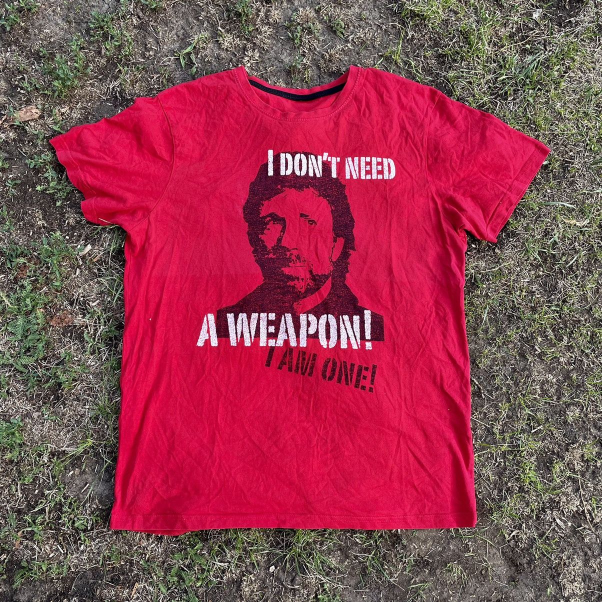 Vintage Vintage Y2K Tee Don Need Weapon Face Art Print M Size US M / EU 48-50 / 2 - 1 Thumbnail