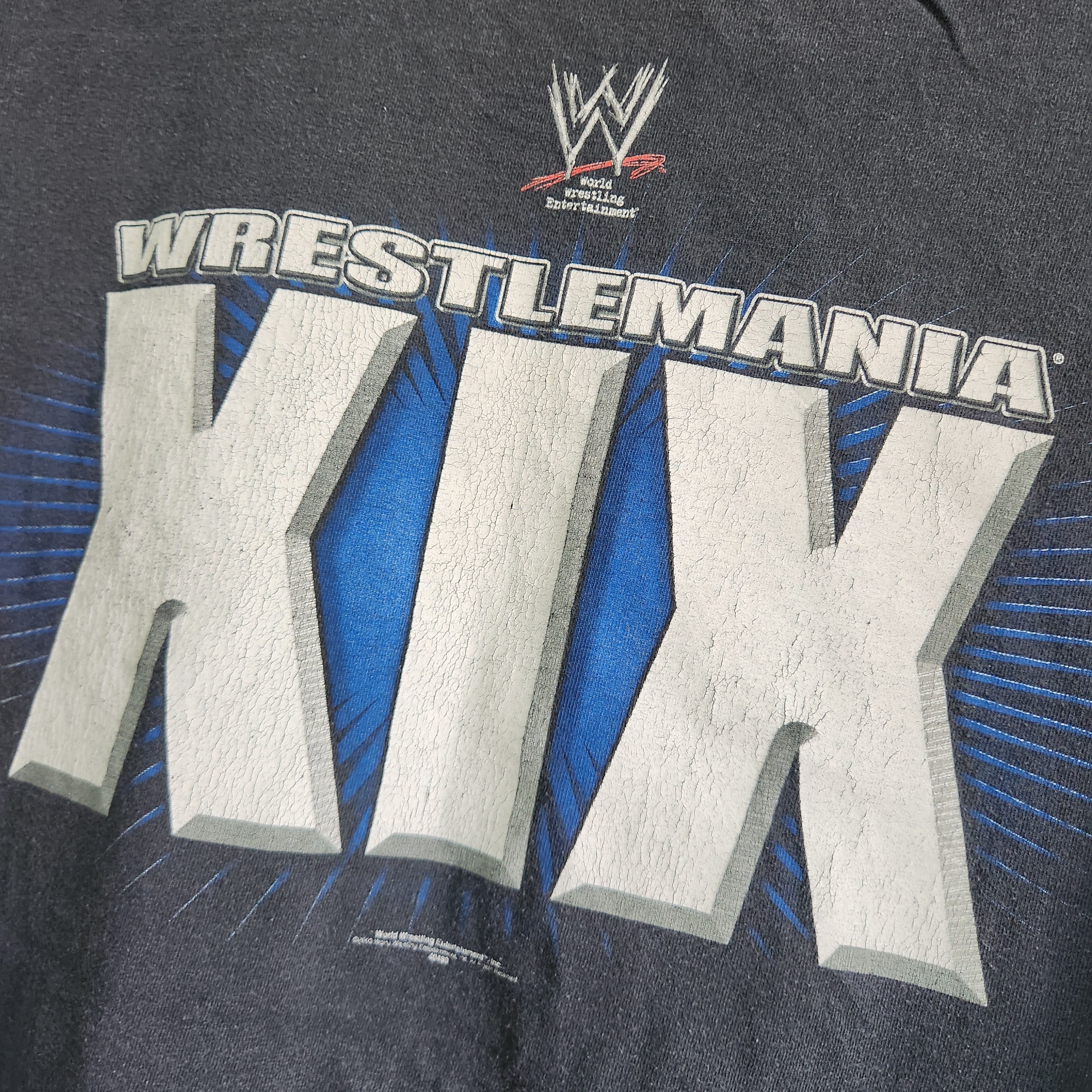 Vintage × WWE Vintage WWE WrestleMania XIX Copyright 2003 Size US L / EU 52-54 / 3 - 12 Thumbnail