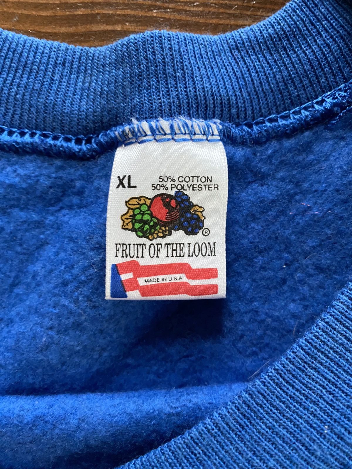 Fruit Of The Loom Vintage 90’s CYO Blue Knights Raglan Crewneck Sweatshirt Size US XL / EU 56 / 4 - 7 Thumbnail