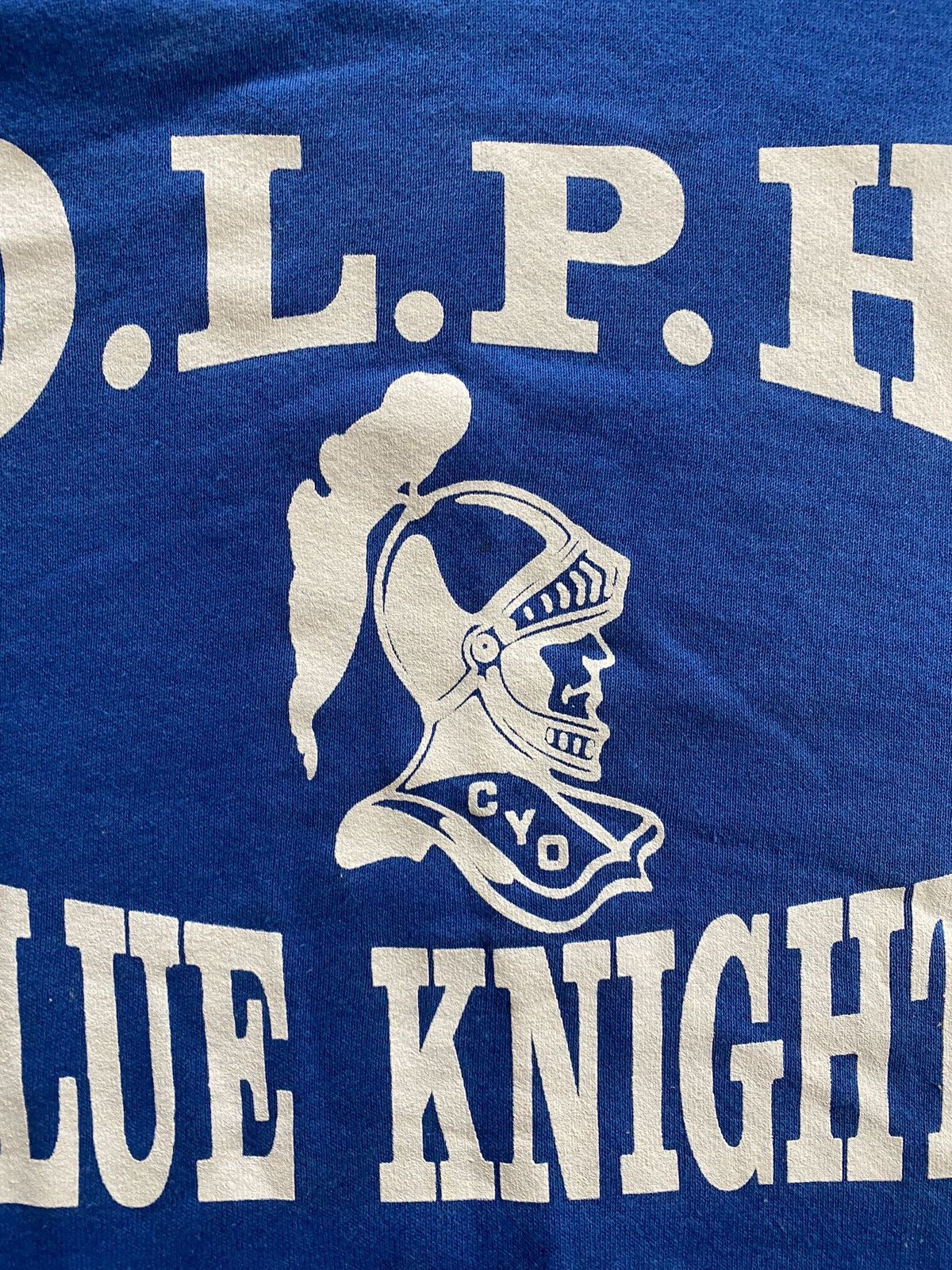 Fruit Of The Loom Vintage 90’s CYO Blue Knights Raglan Crewneck Sweatshirt Size US XL / EU 56 / 4 - 4 Thumbnail