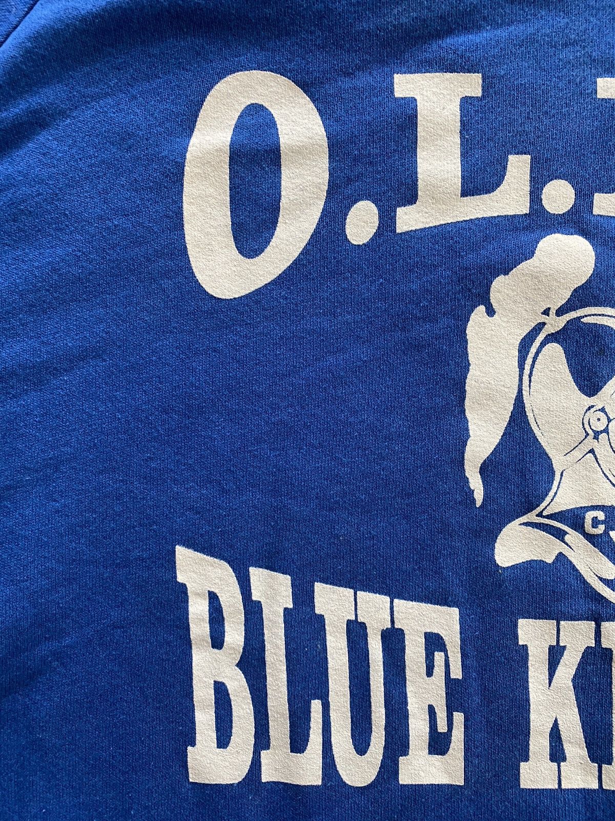 Fruit Of The Loom Vintage 90’s CYO Blue Knights Raglan Crewneck Sweatshirt Size US XL / EU 56 / 4 - 3 Thumbnail