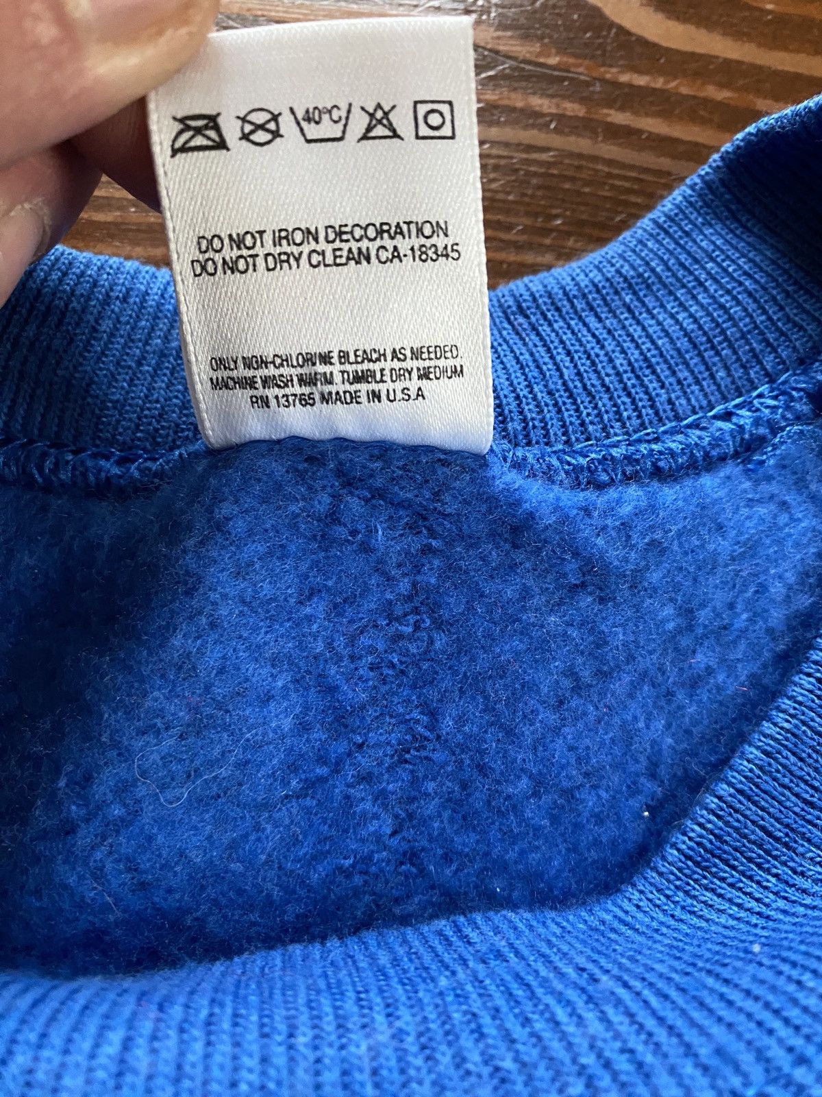 Fruit Of The Loom Vintage 90’s CYO Blue Knights Raglan Crewneck Sweatshirt Size US XL / EU 56 / 4 - 8 Thumbnail