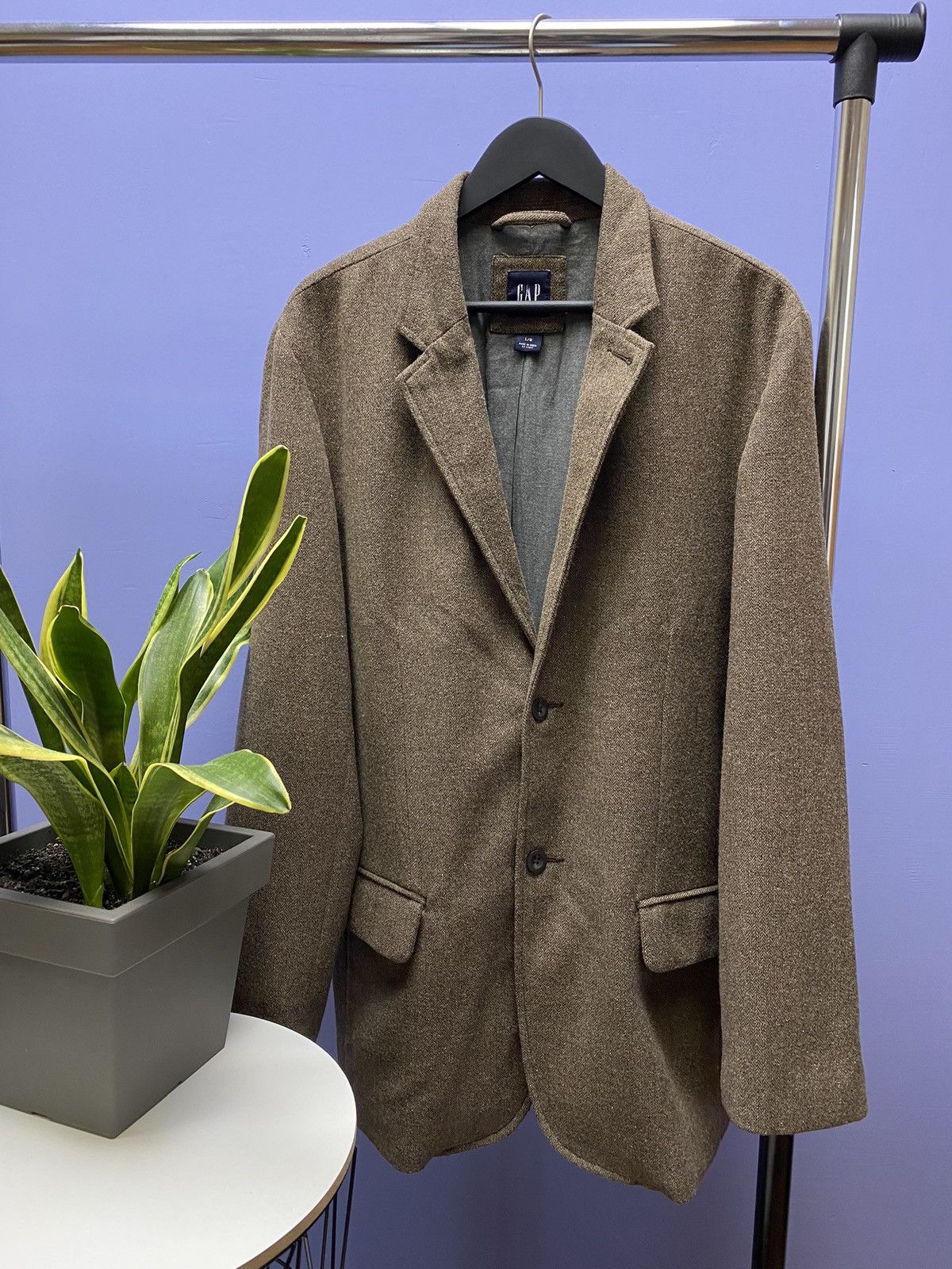 Gap Gap Brown Blazer Size L Size 44L - 1 Thumbnail