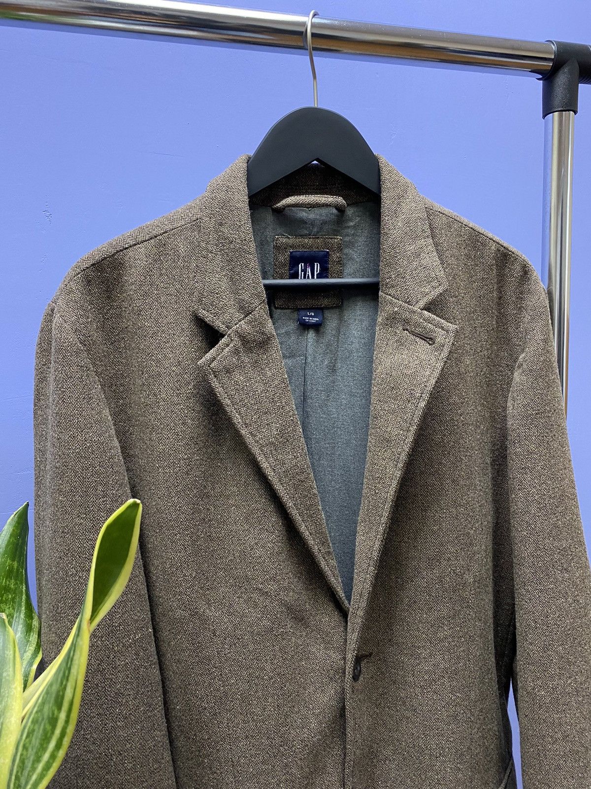 Gap Gap Brown Blazer Size L Size 44L - 6 Thumbnail