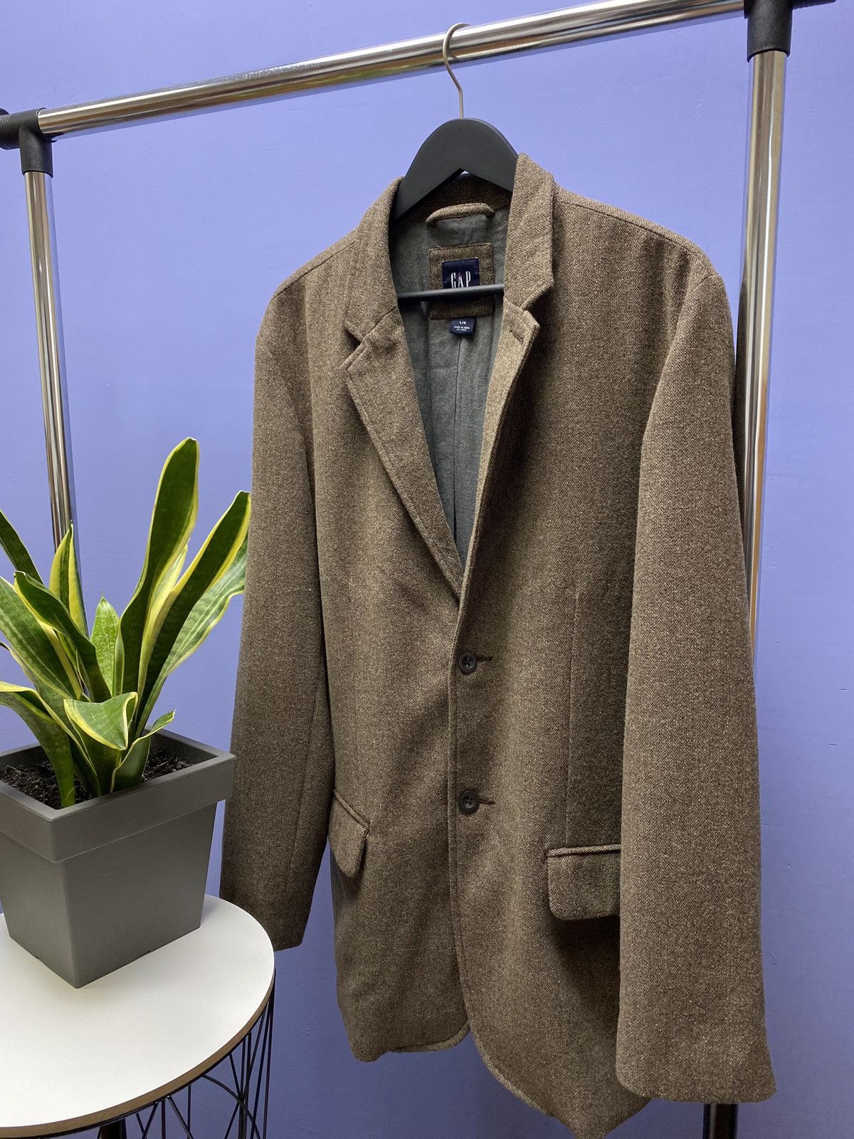 Gap Gap Brown Blazer Size L Size 44L - 2 Thumbnail