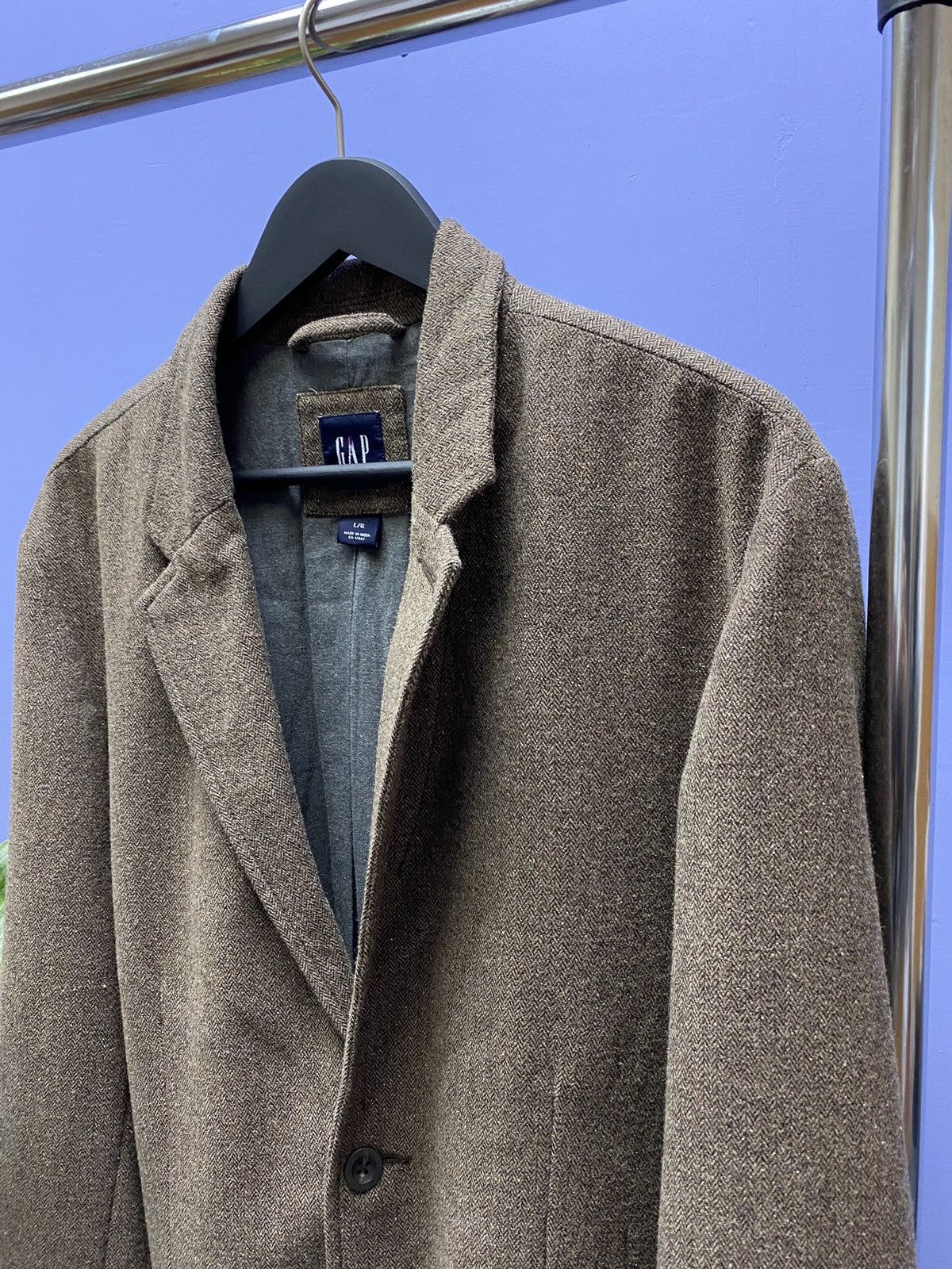 Gap Gap Brown Blazer Size L Size 44L - 7 Thumbnail