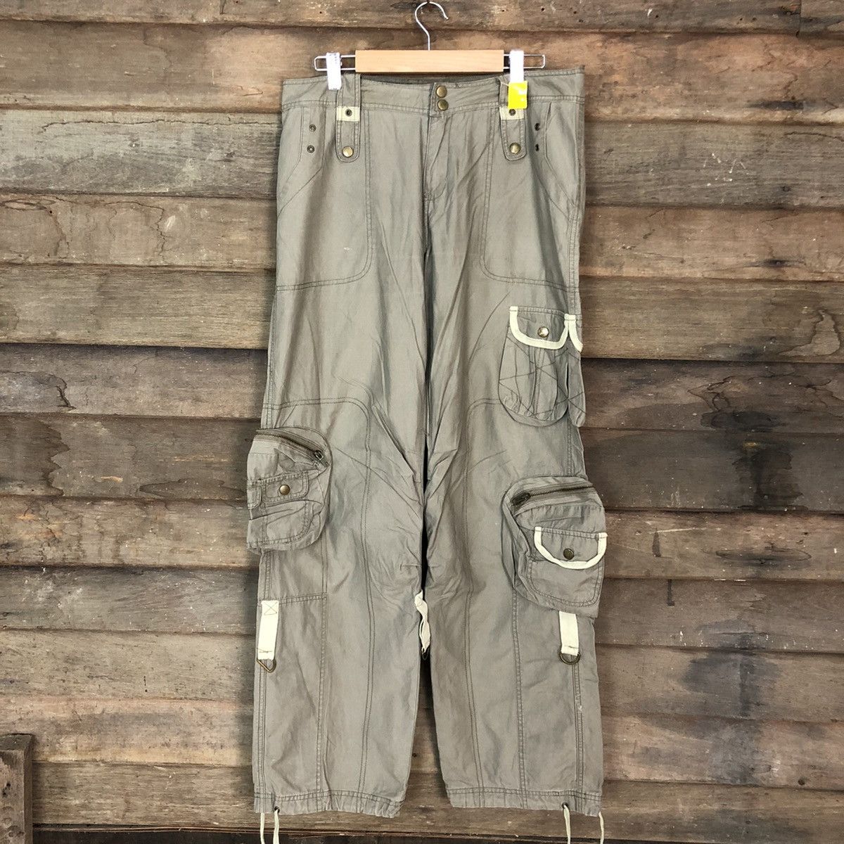 image of Vintage Japan Grey Utility Multipocket Cargo Pants 3420, Men's (Size 30)