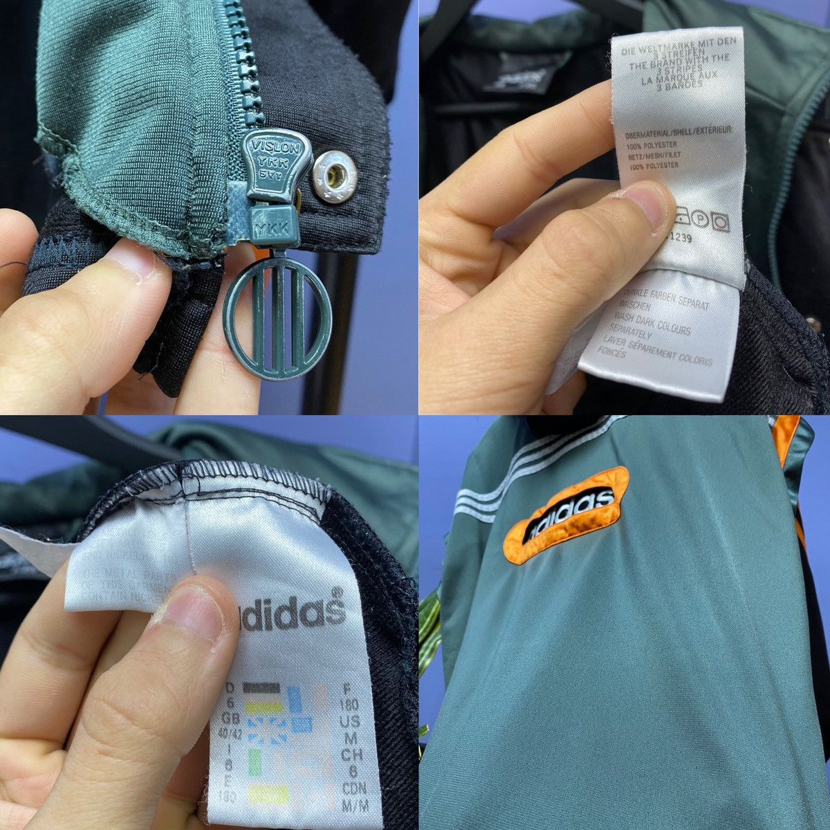Adidas × Vintage Vintage Adidas Streetball Track Jacket Warm Up Jersey NBA Size US M / EU 48-50 / 2 - 25 Thumbnail