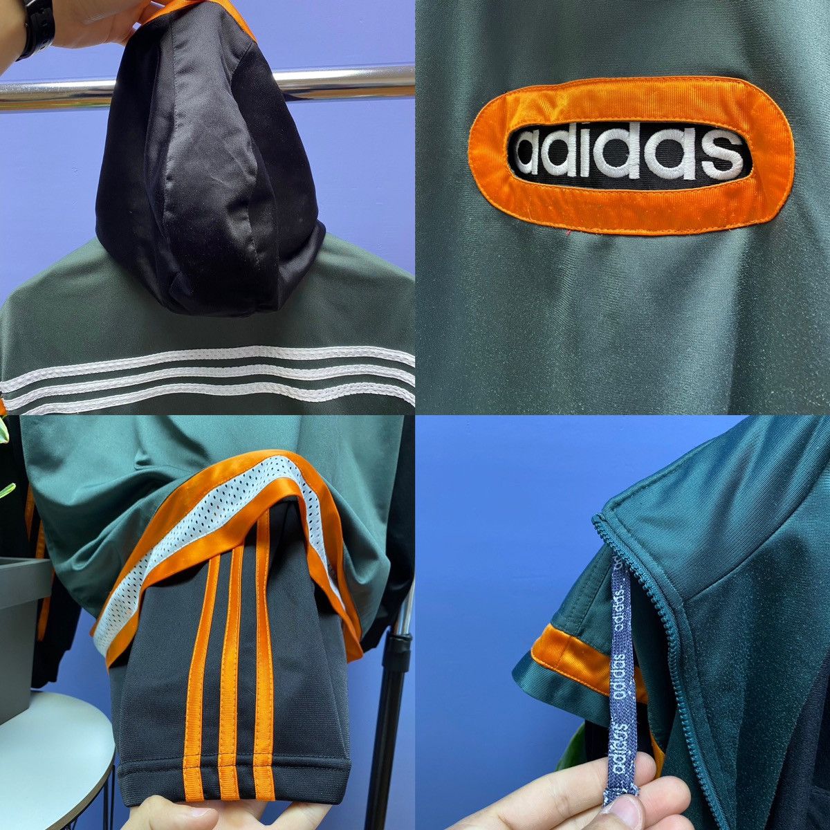 Adidas × Vintage Vintage Adidas Streetball Track Jacket Warm Up Jersey NBA Size US M / EU 48-50 / 2 - 24 Thumbnail