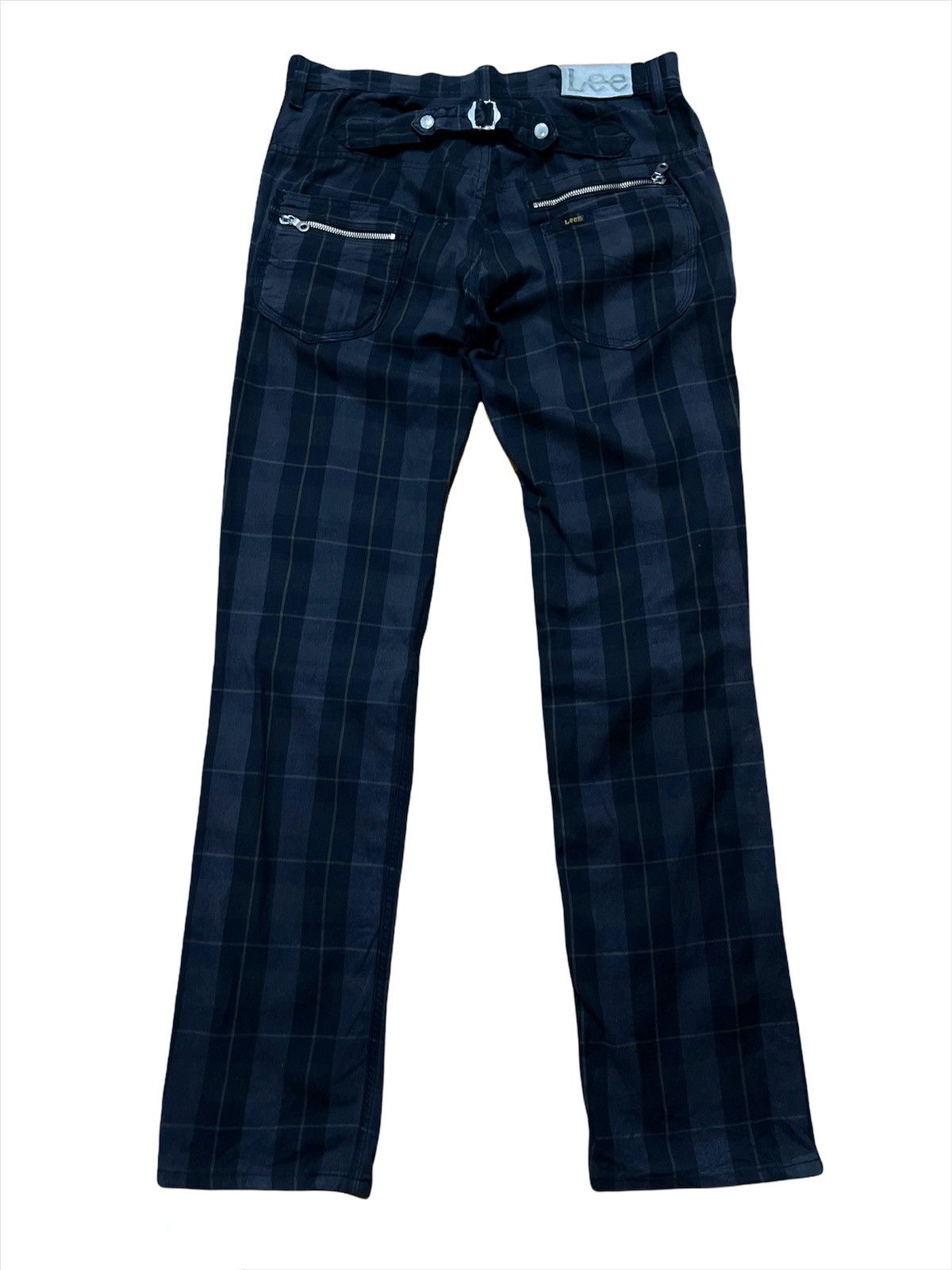 Lee × Seditionaries Lee Cowboy Union Made Buckle Back Multipocket Plaid Pants Size US 33 - 3 Thumbnail