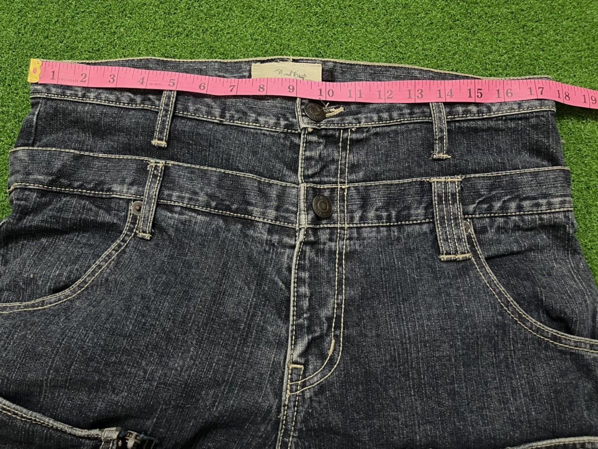 Designer × Japanese Brand Japanese Brand Rand Crap Double Waist Multipocket Denim Pant Size US 35 - 8 Thumbnail
