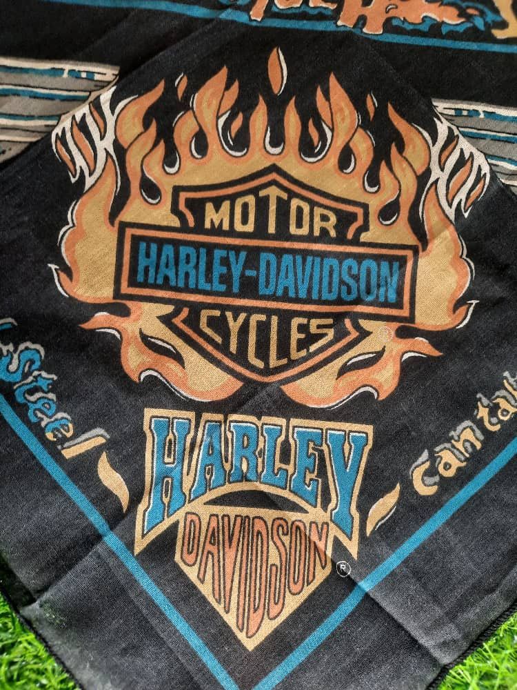 Harley Davidson × Vintage 🔥RARE Vintage Harley Davidson 3D Scarve 80s USA 🇺🇸 Size ONE SIZE - 1 Thumbnail